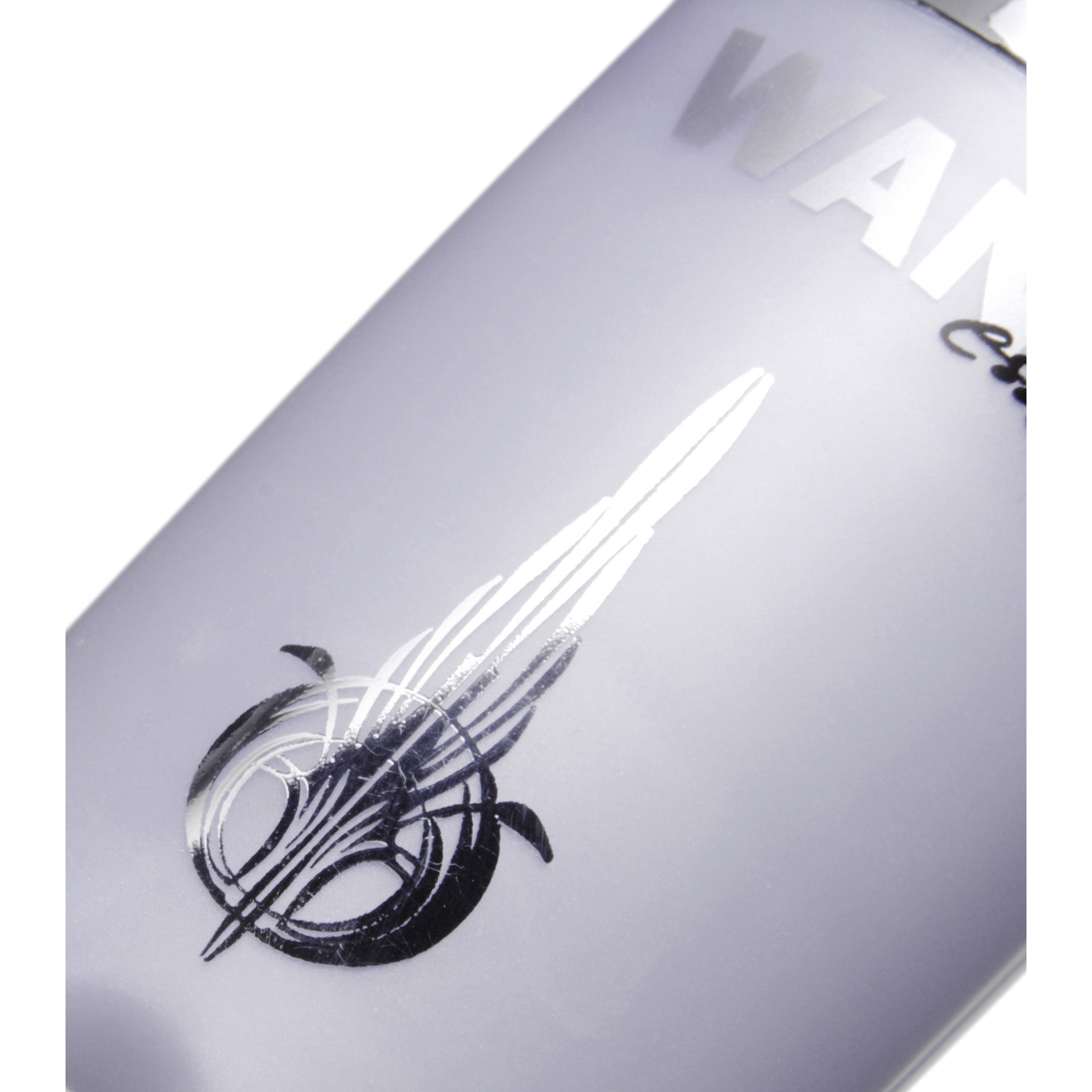 Close-up of the Wand Essentials brand logo on the massager