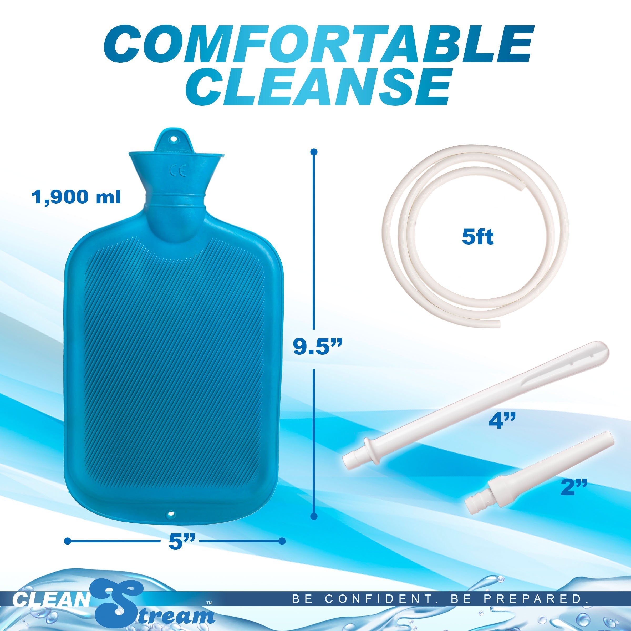 Cleanstream Water Bottle designed for comfortable cleansing