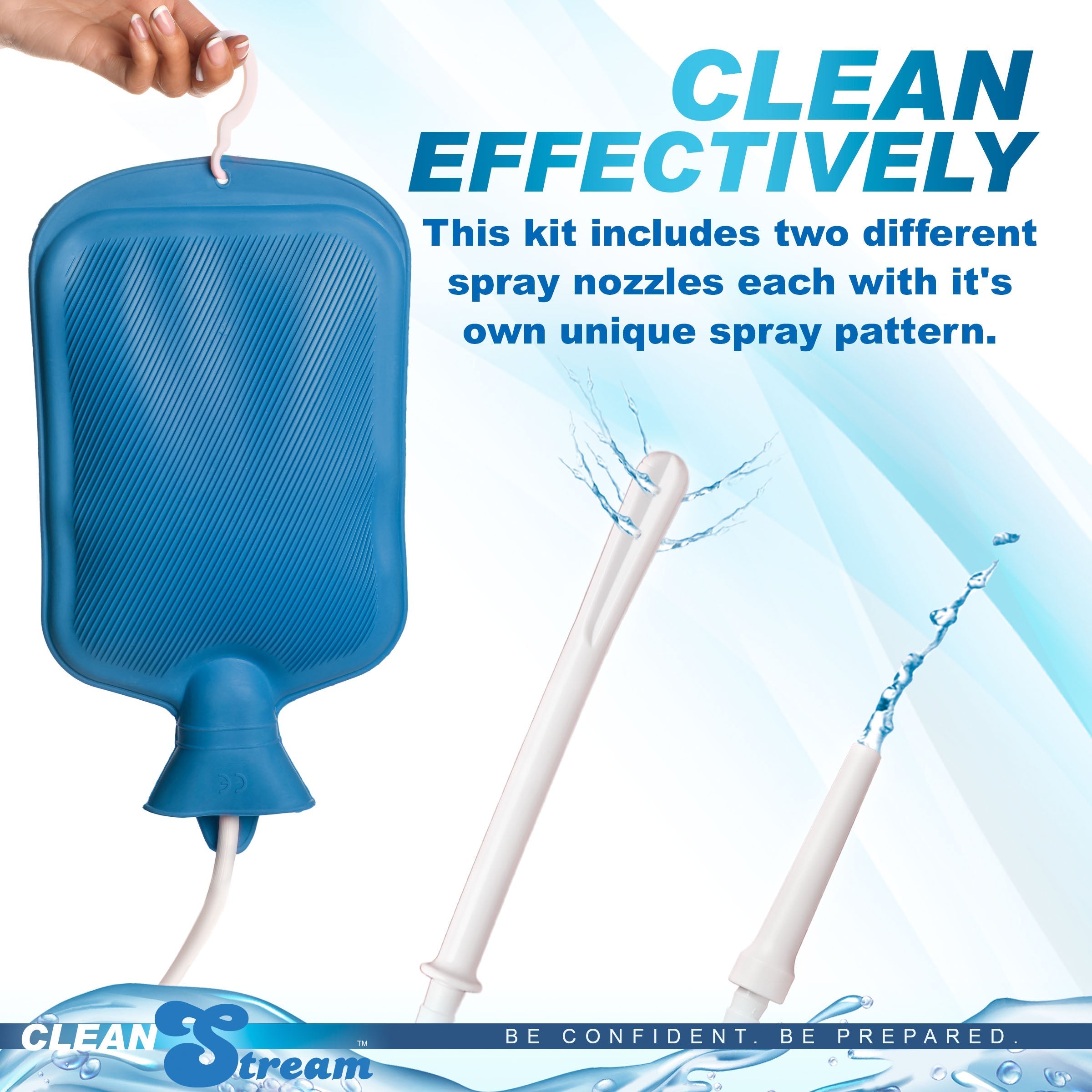 Components of the Cleanstream Water Bottle Cleansing Kit