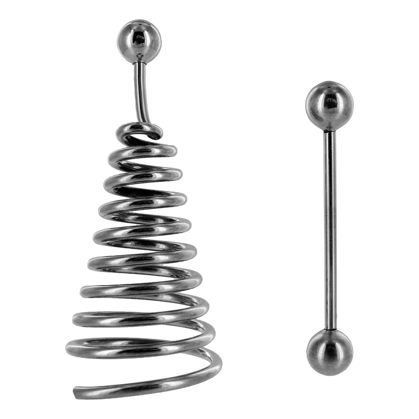 A nipple spiral extender with a barbell design