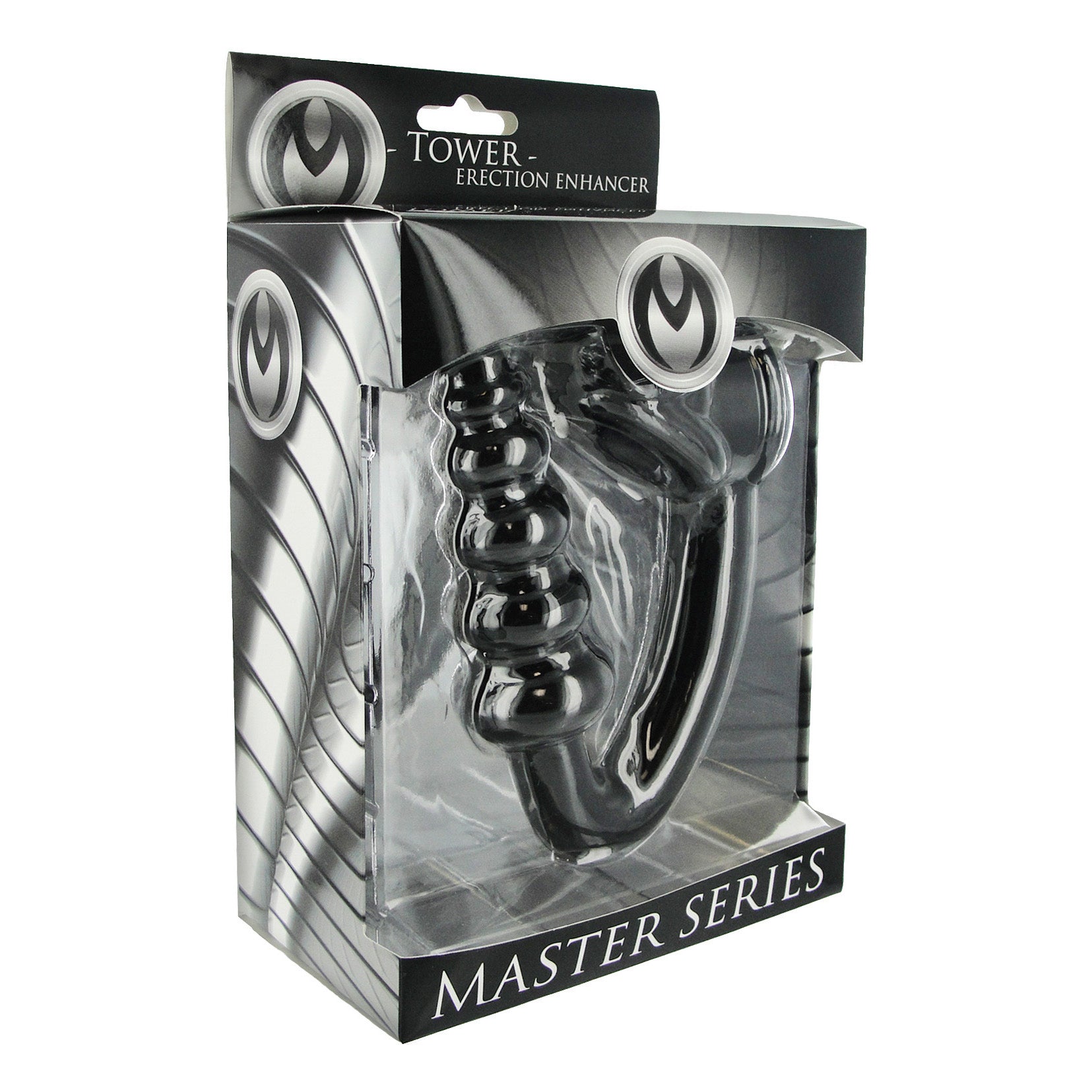 Packaged Tower Erection Enhancer from the Master Series in black and silver