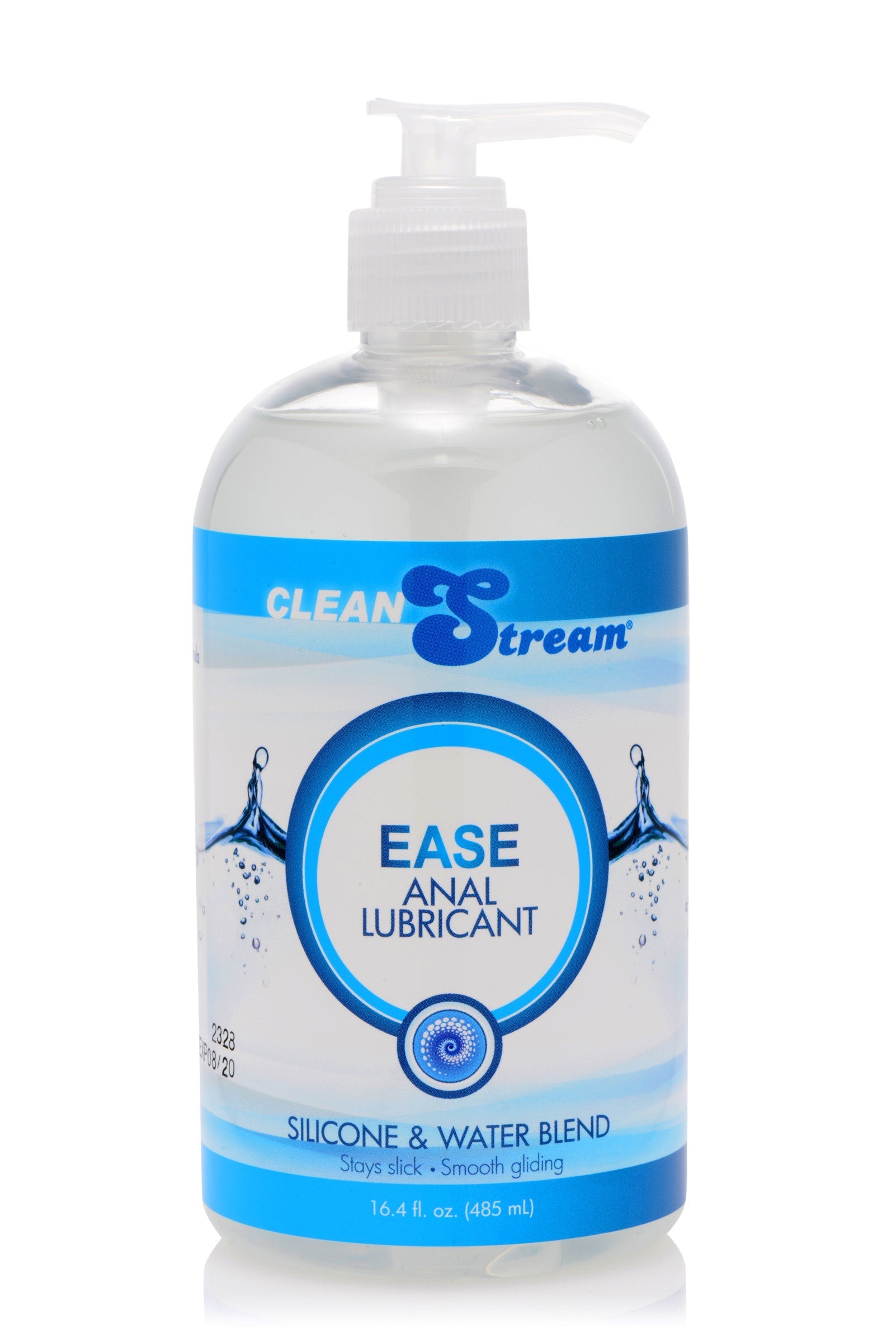 Bottle of Cleanstream Ease Hybrid Anal Lubricant with 16.4 Oz label