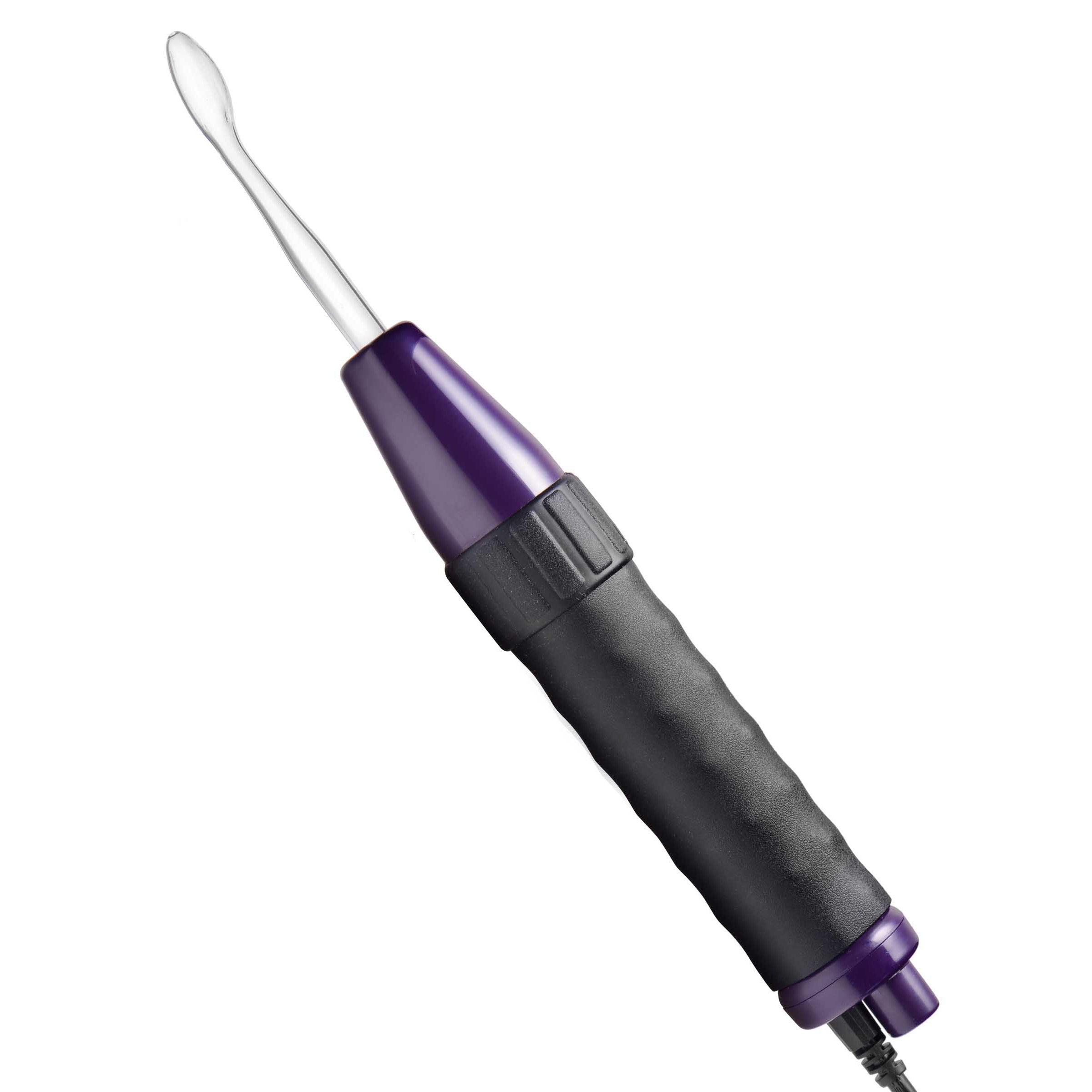 The Zeus Deluxeion Twilight Violet Wand Kit with its distinctive purple and black handle