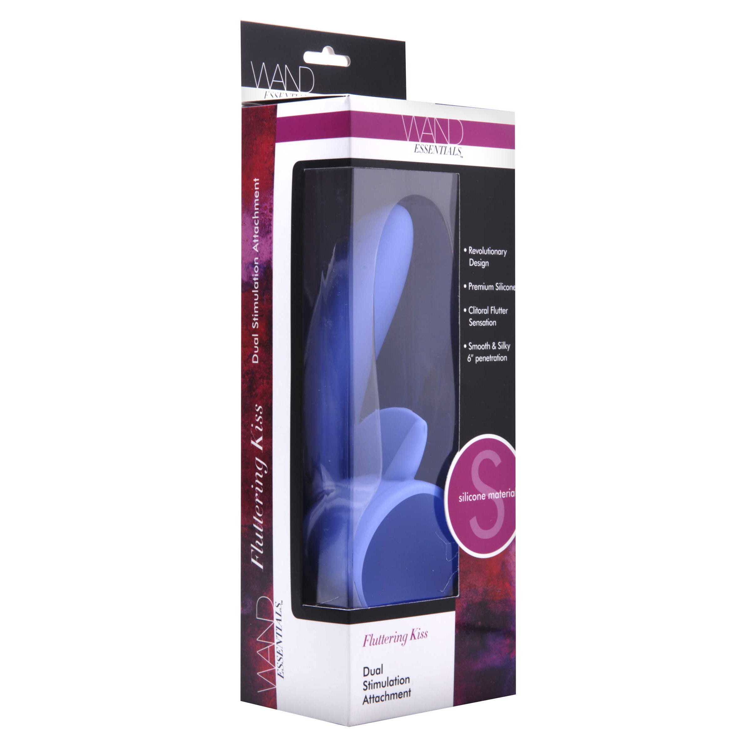 Fluttering Kiss wand attachment in its original packaging