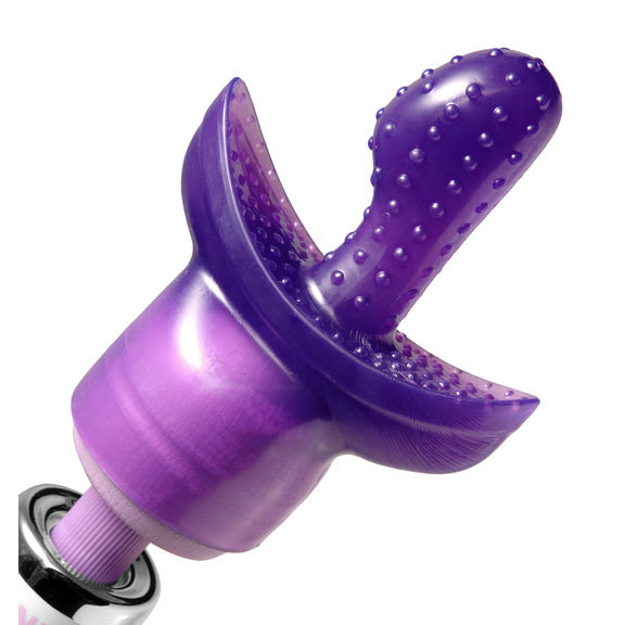 Handheld purple G Tip Wand Massager Attachment