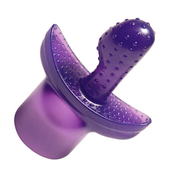 Silicone G Tip Wand Massager Attachment with an opening for attachment