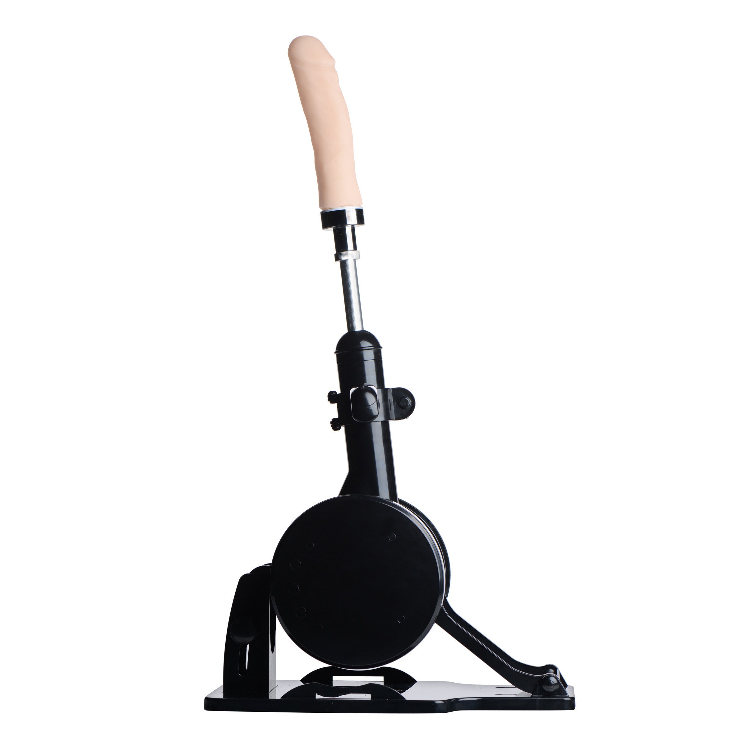 Handheld black sex machine with ergonomic handle for easy use