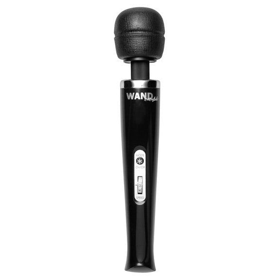 Ultimate Male Masturbation Wand Kit in black with branding