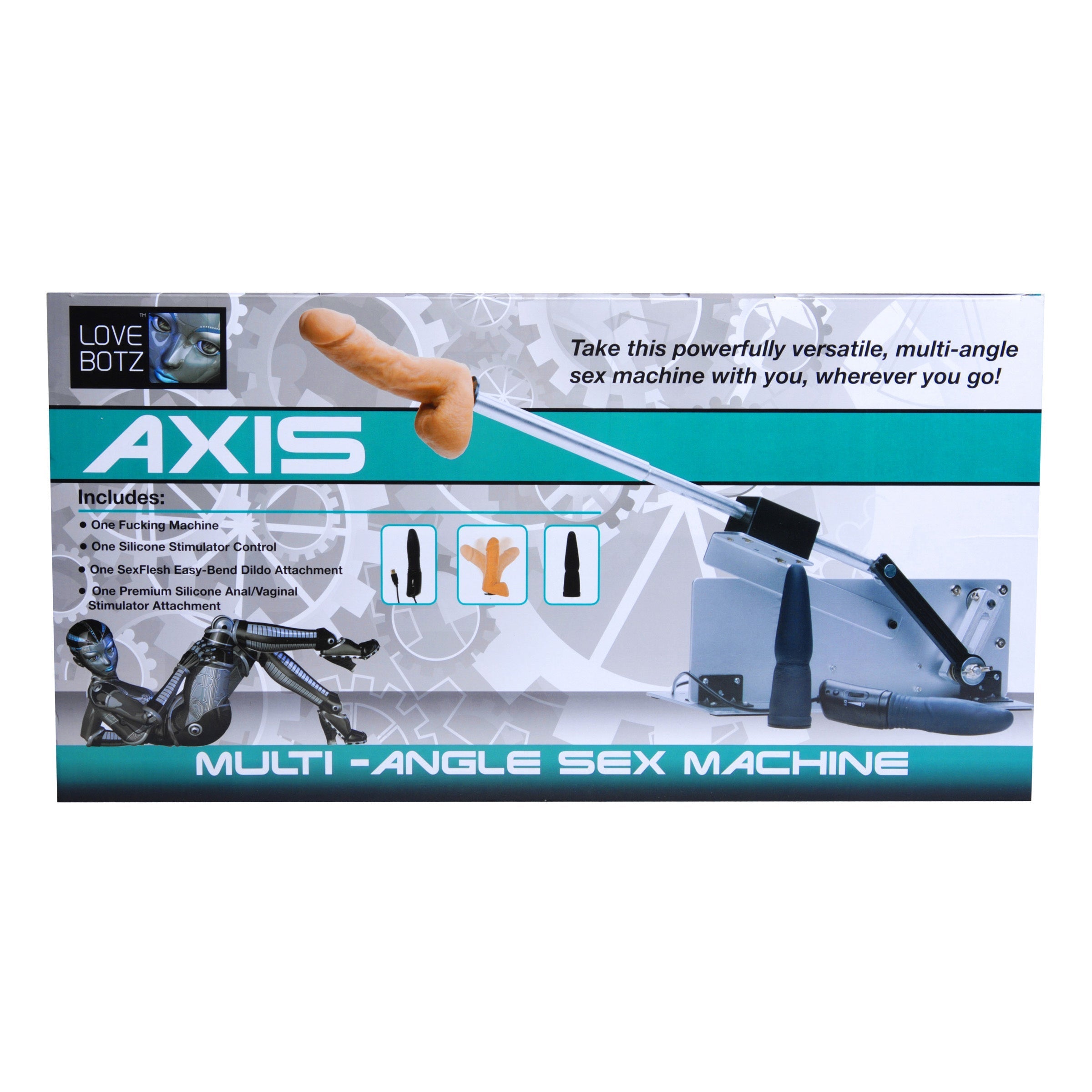 Full view of the Axis Multi-angle Sex Machine showcasing its versatility