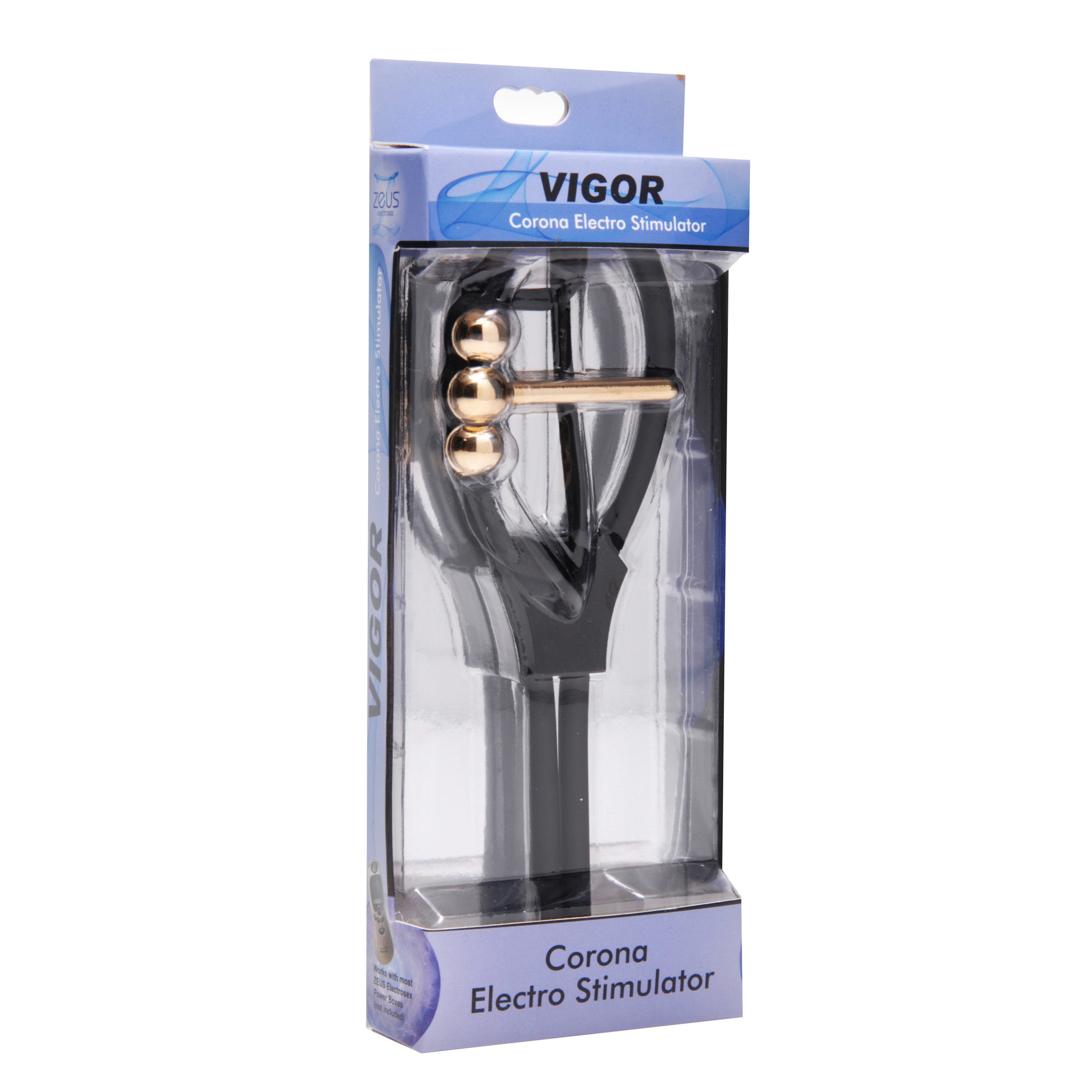 Detail view of the Vigor Corona Estim Urethral Insert's electrical stimulation feature