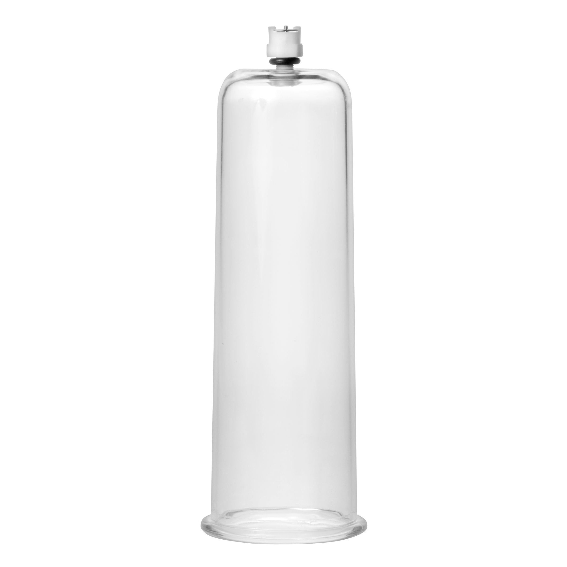 Transparent cock and ball cylinder with a 2.75-inch diameter