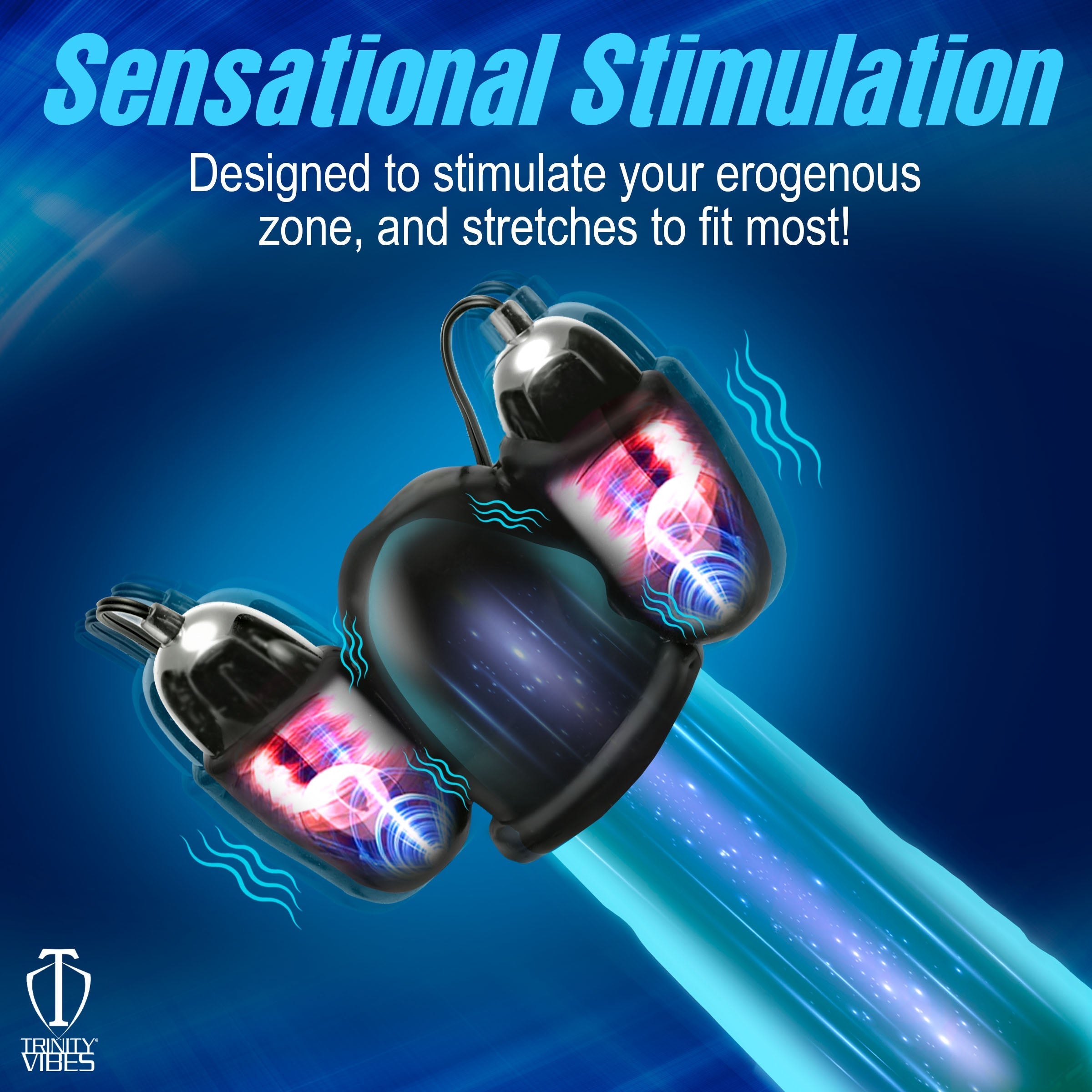 The Multi Speed Vibrating Penis Head Teaser targeting erogenous zones