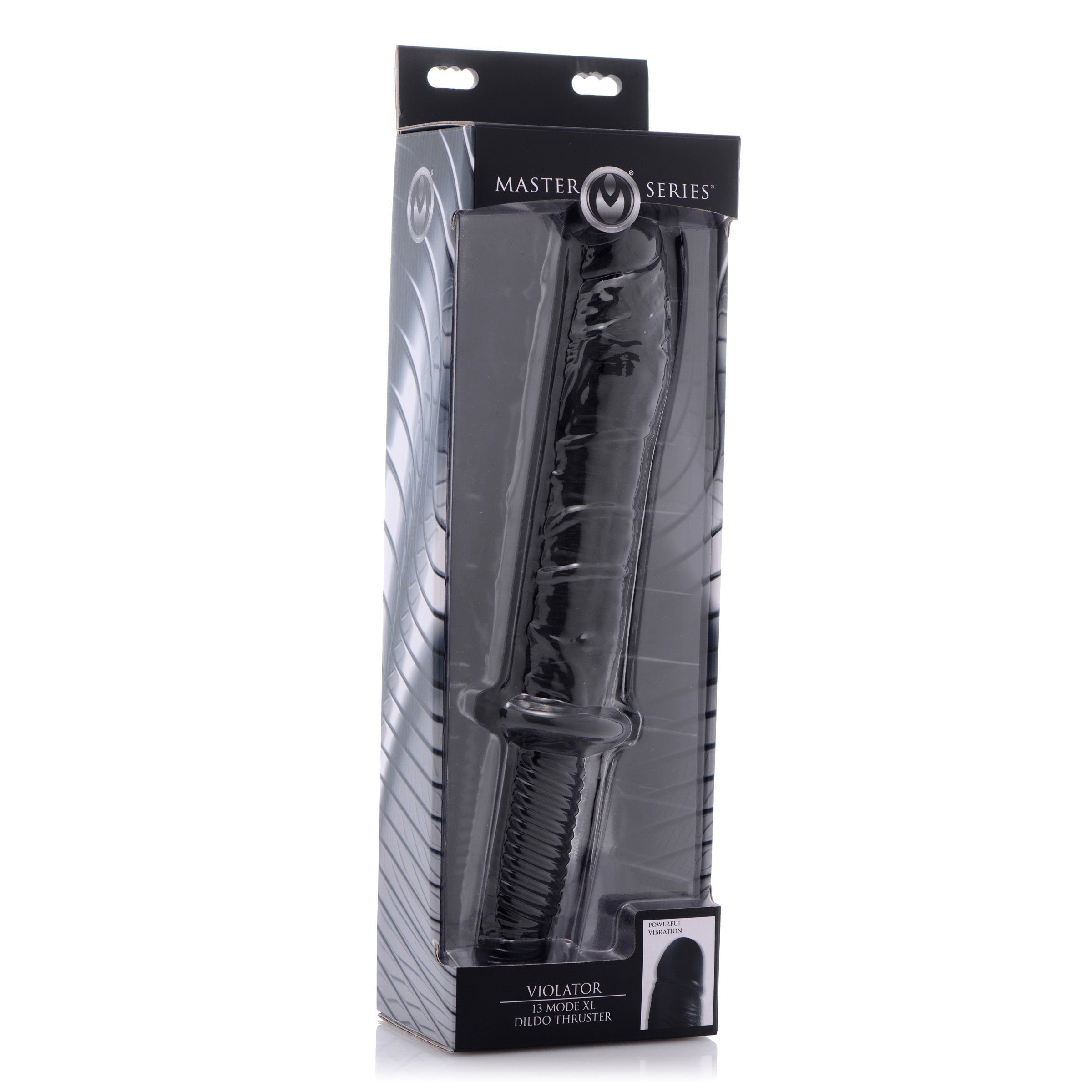 The Violator - 13 Mode XL Dildo Thruster in its original packaging