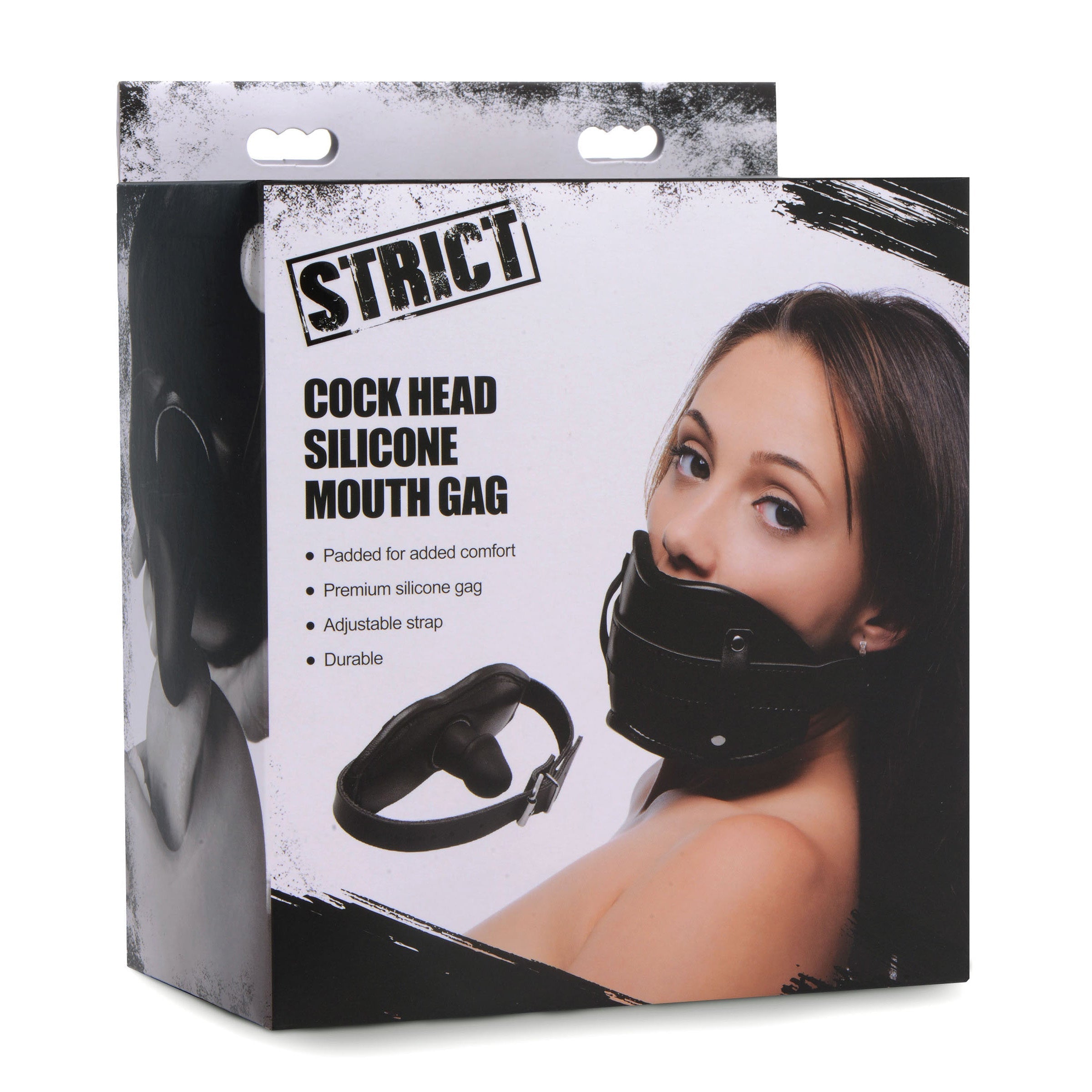 Packaging of the cock head silicone mouth gag product