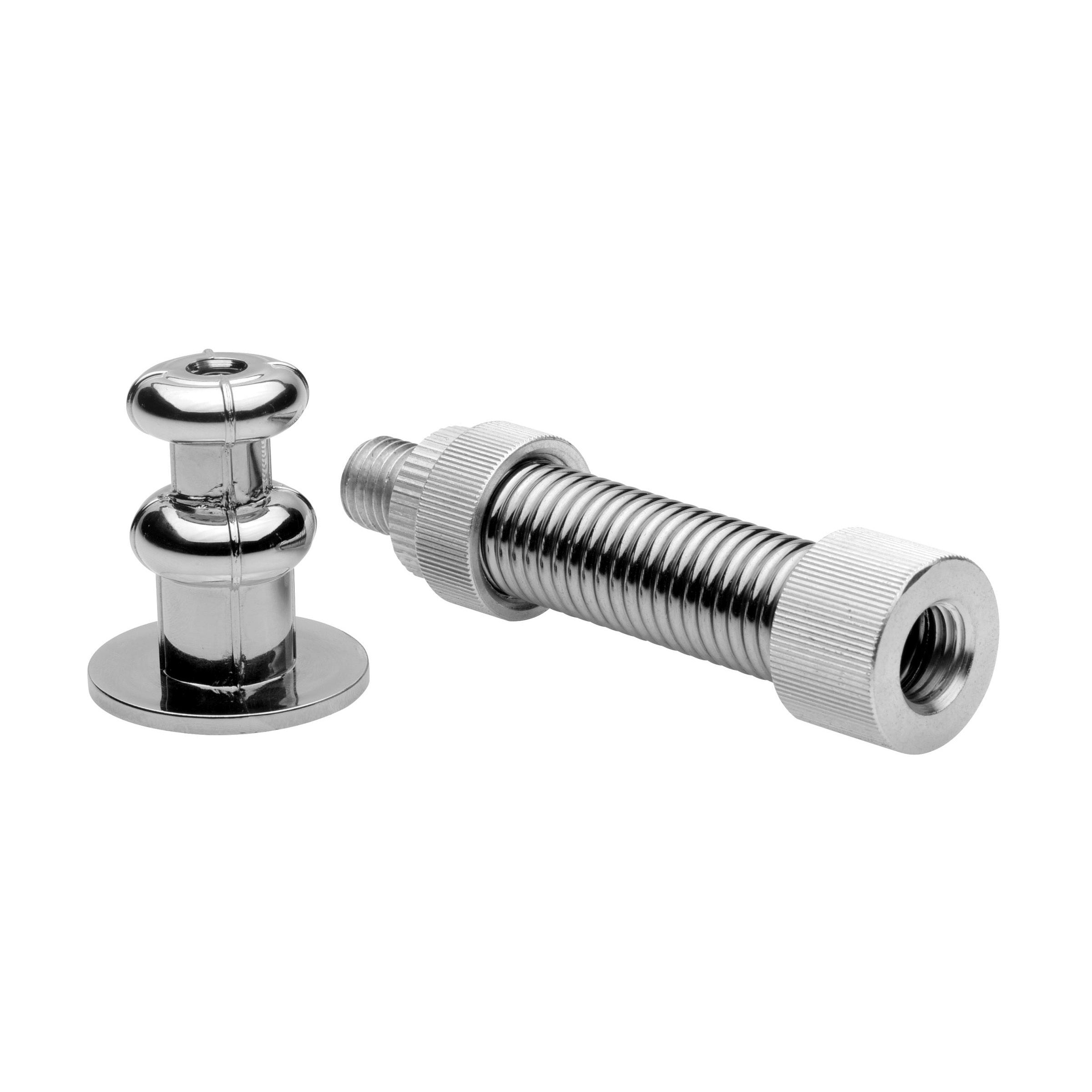 Stainless steel fastening elements for sex machine assembly