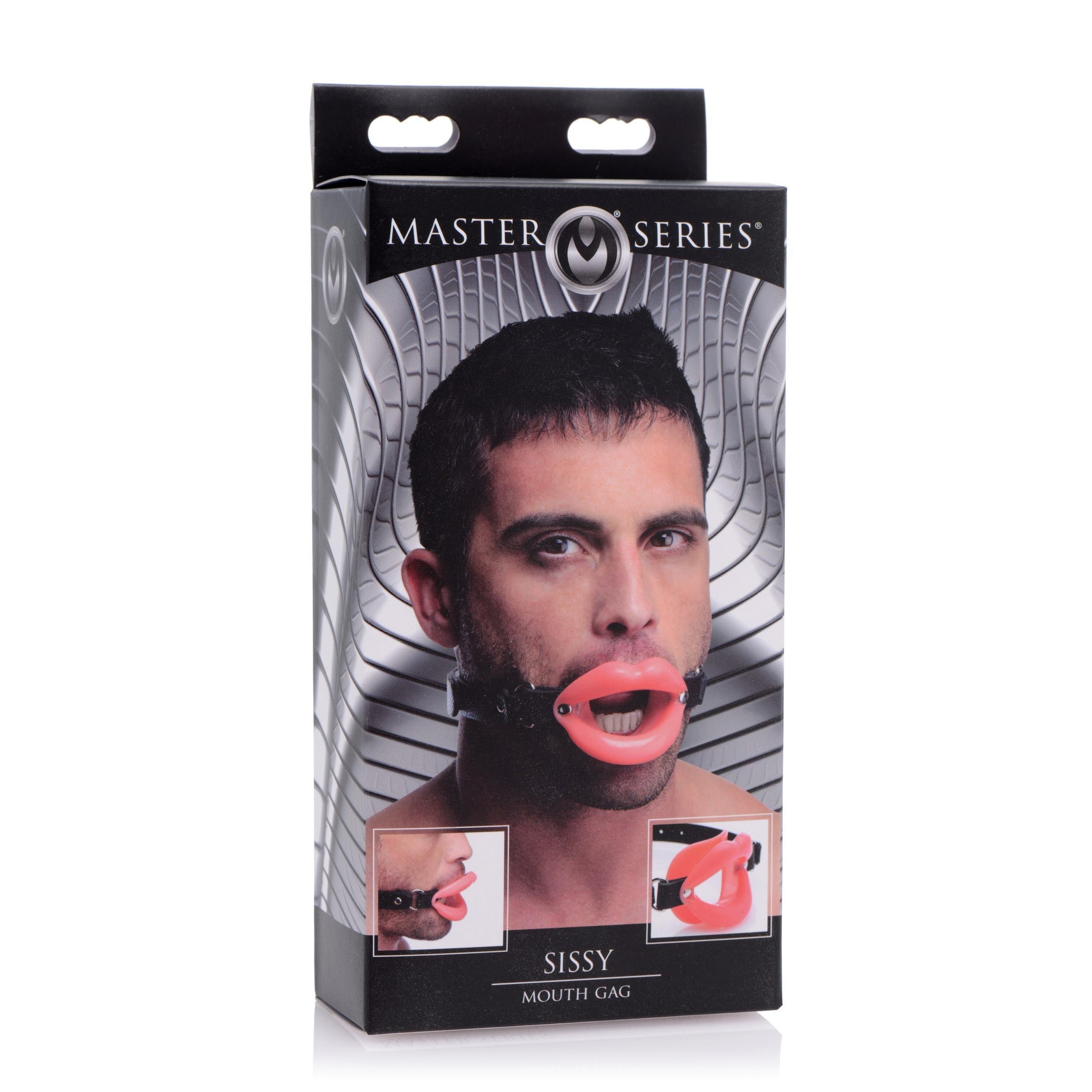 Product image of the Master Series Sassy Mouth Gag in red