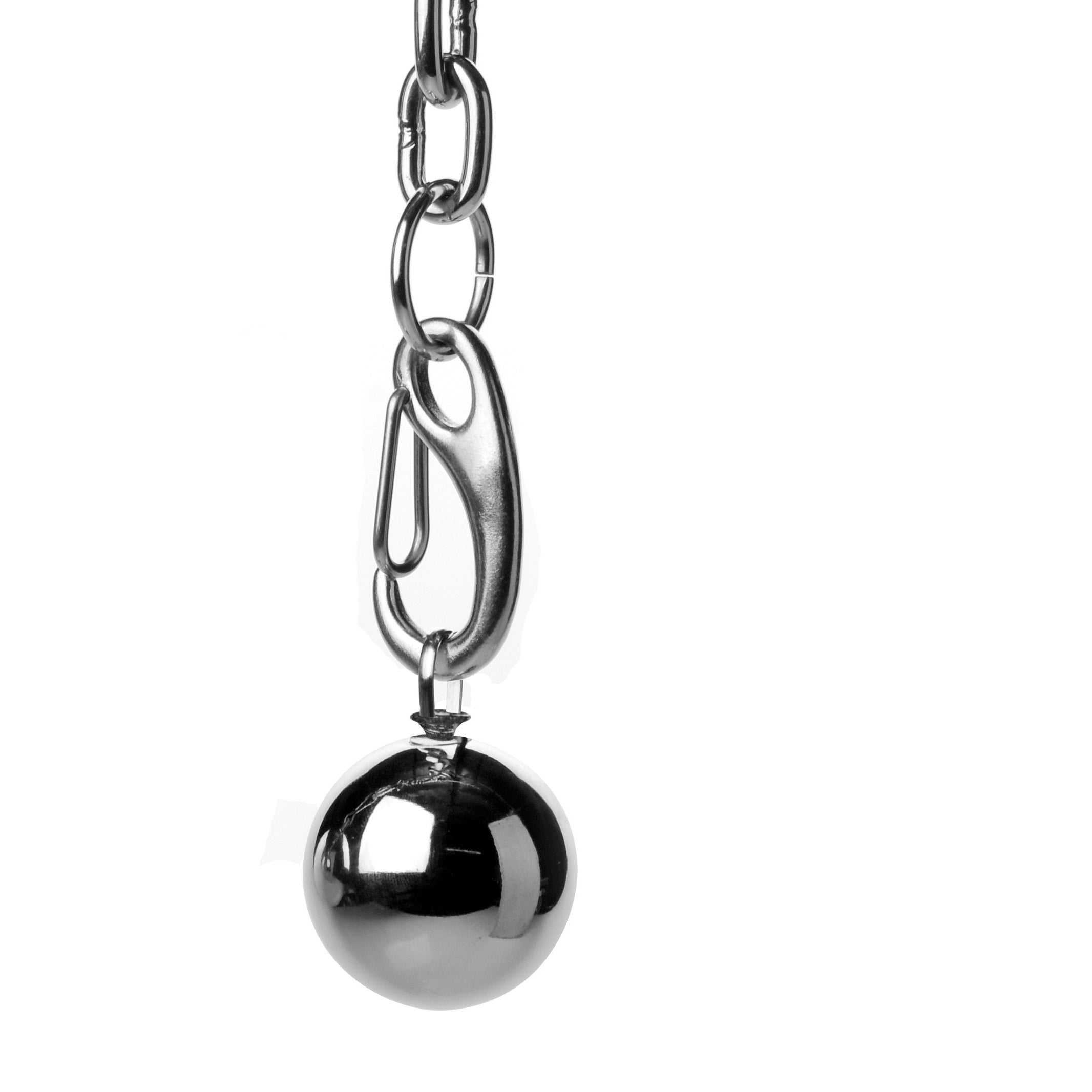 Heavy Hitch Ball Stretcher Hook with attached weight for BDSM play