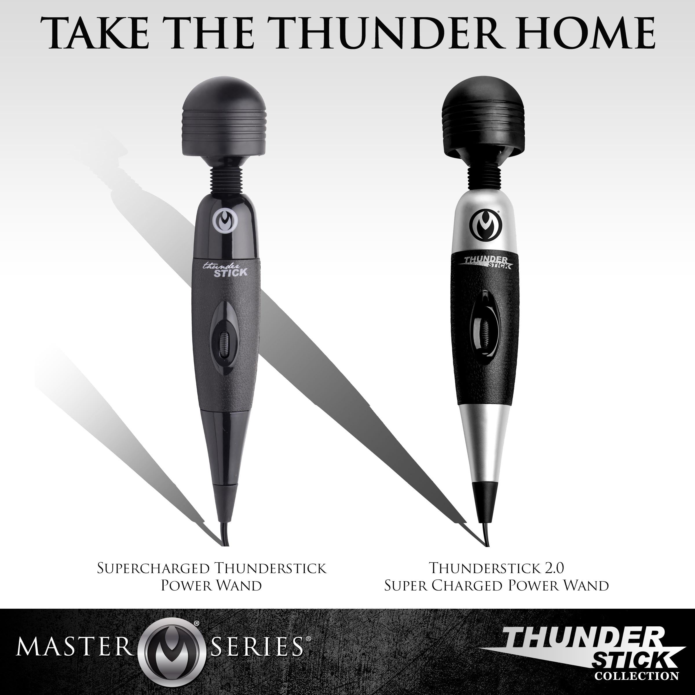 Thunderstick 2.0 Power Wand with Take the Thunder Home" branding"