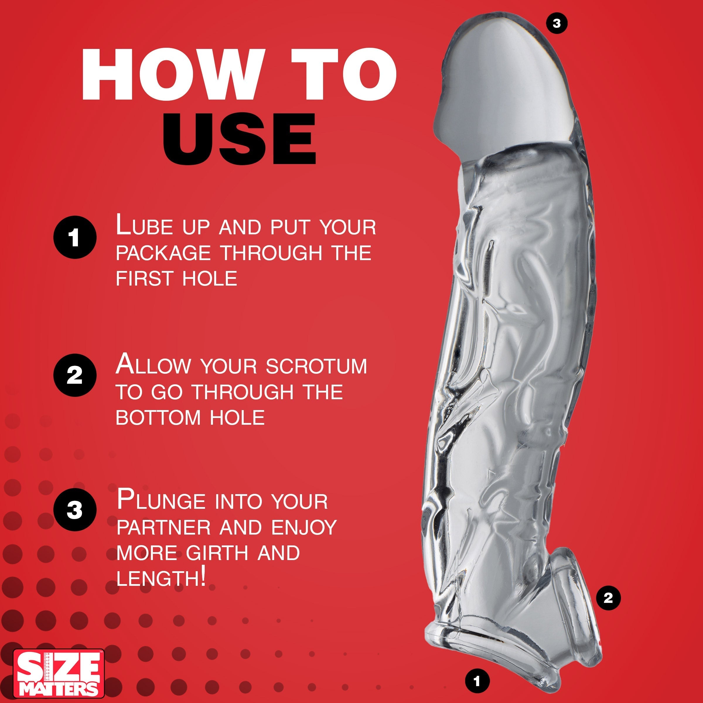 Instructions for using the 2 Inch Extender Sleeve