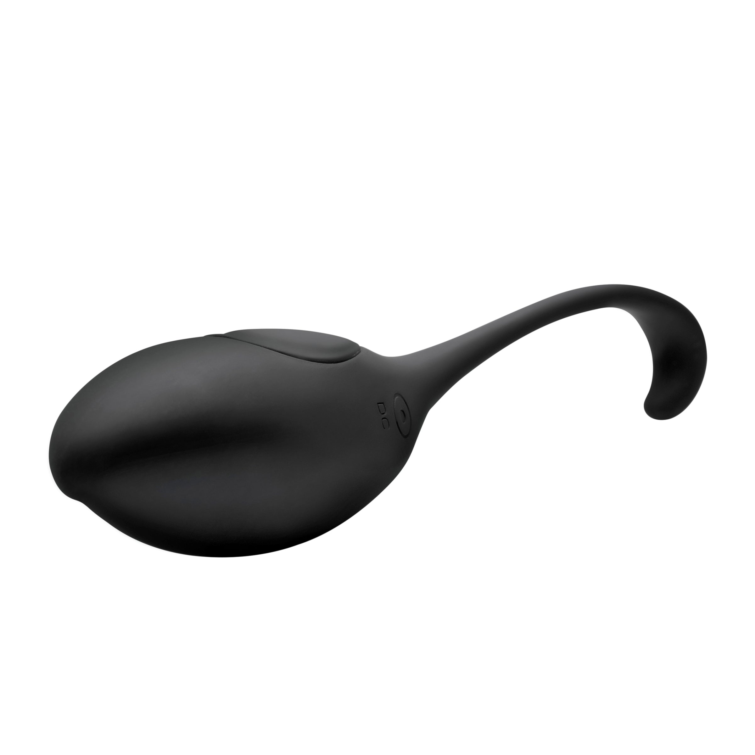 Silicone vibrating egg with intuitive control handle