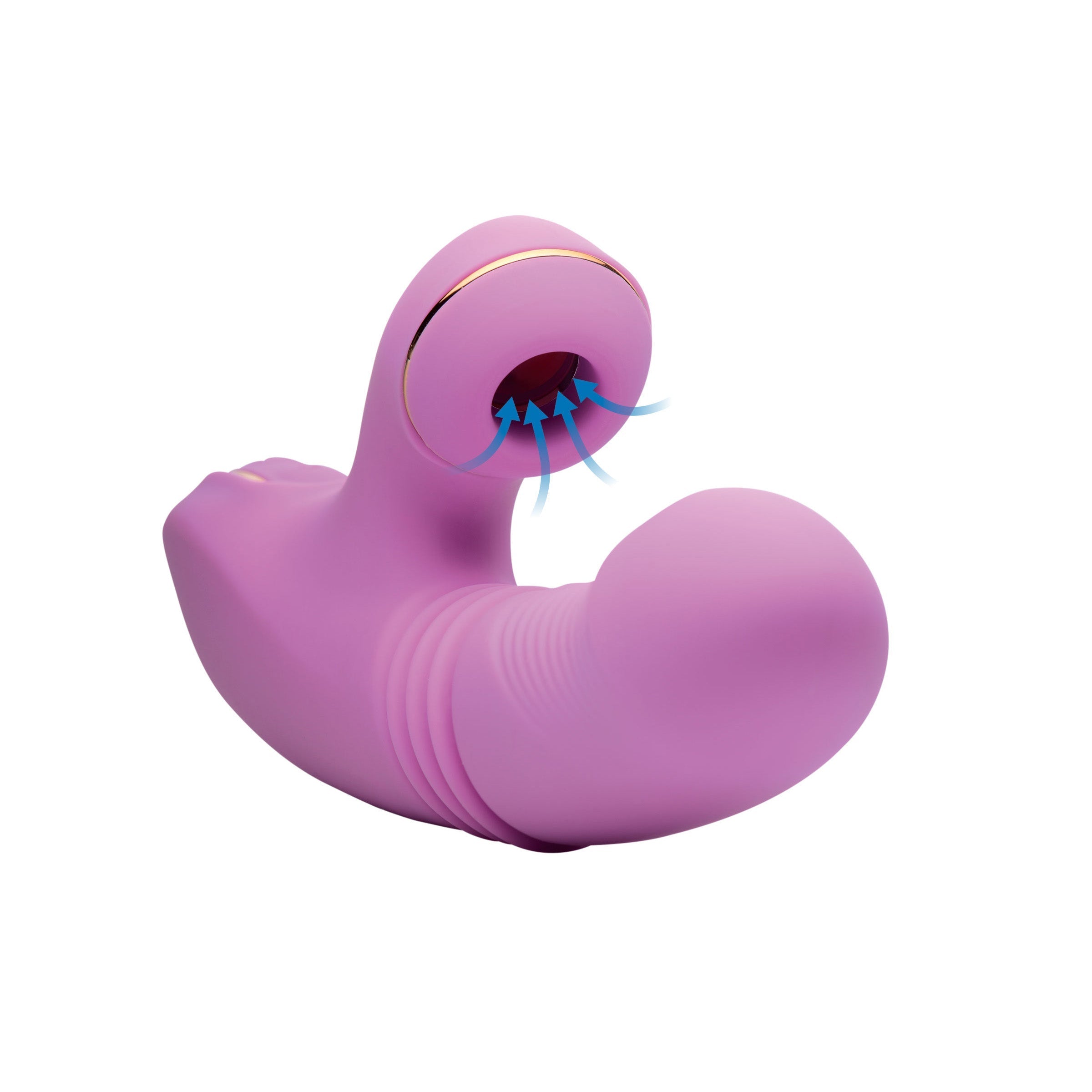 Shegasm Thrusting Suction Rabbit with its control interface visible