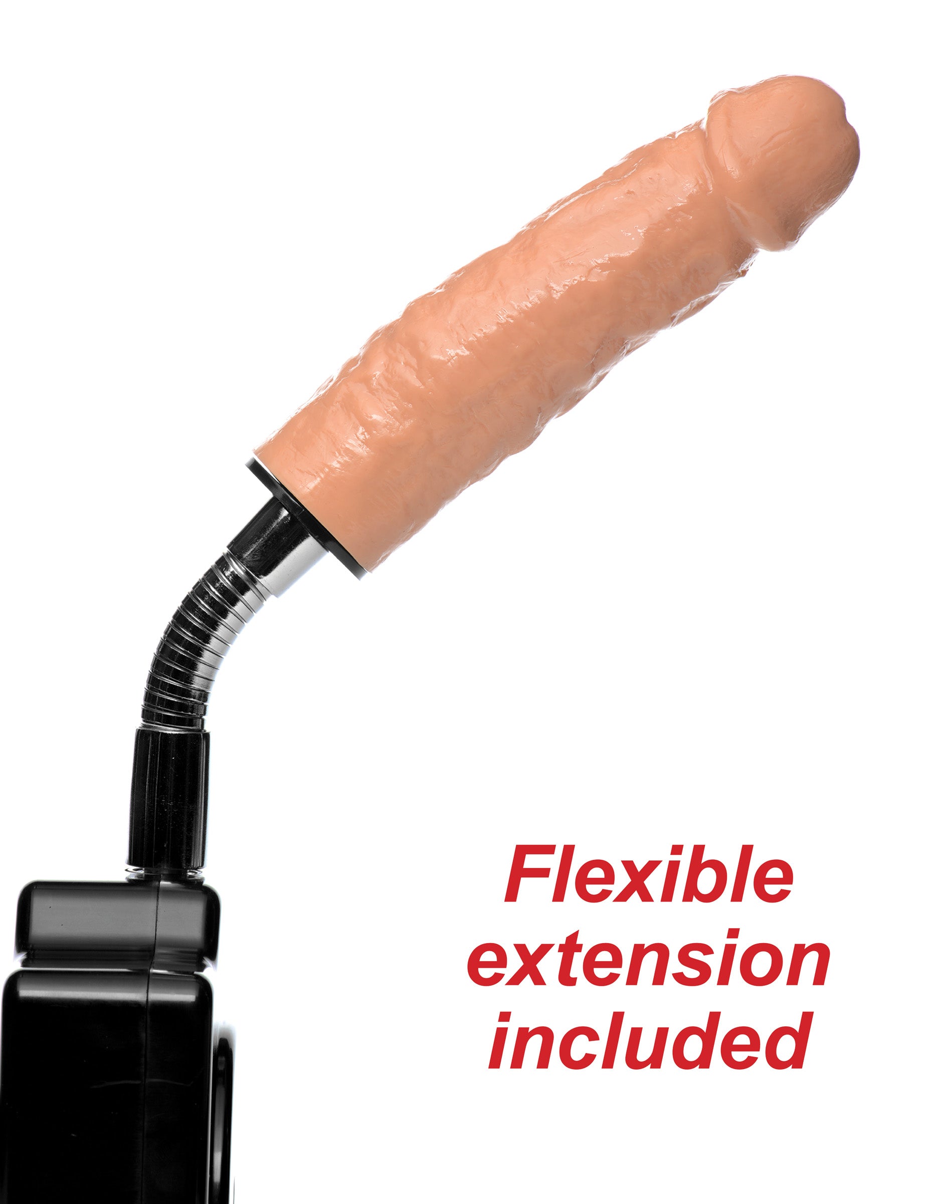 Close-up of the flexible extension accessory for the 4-in-1 Banging Bench