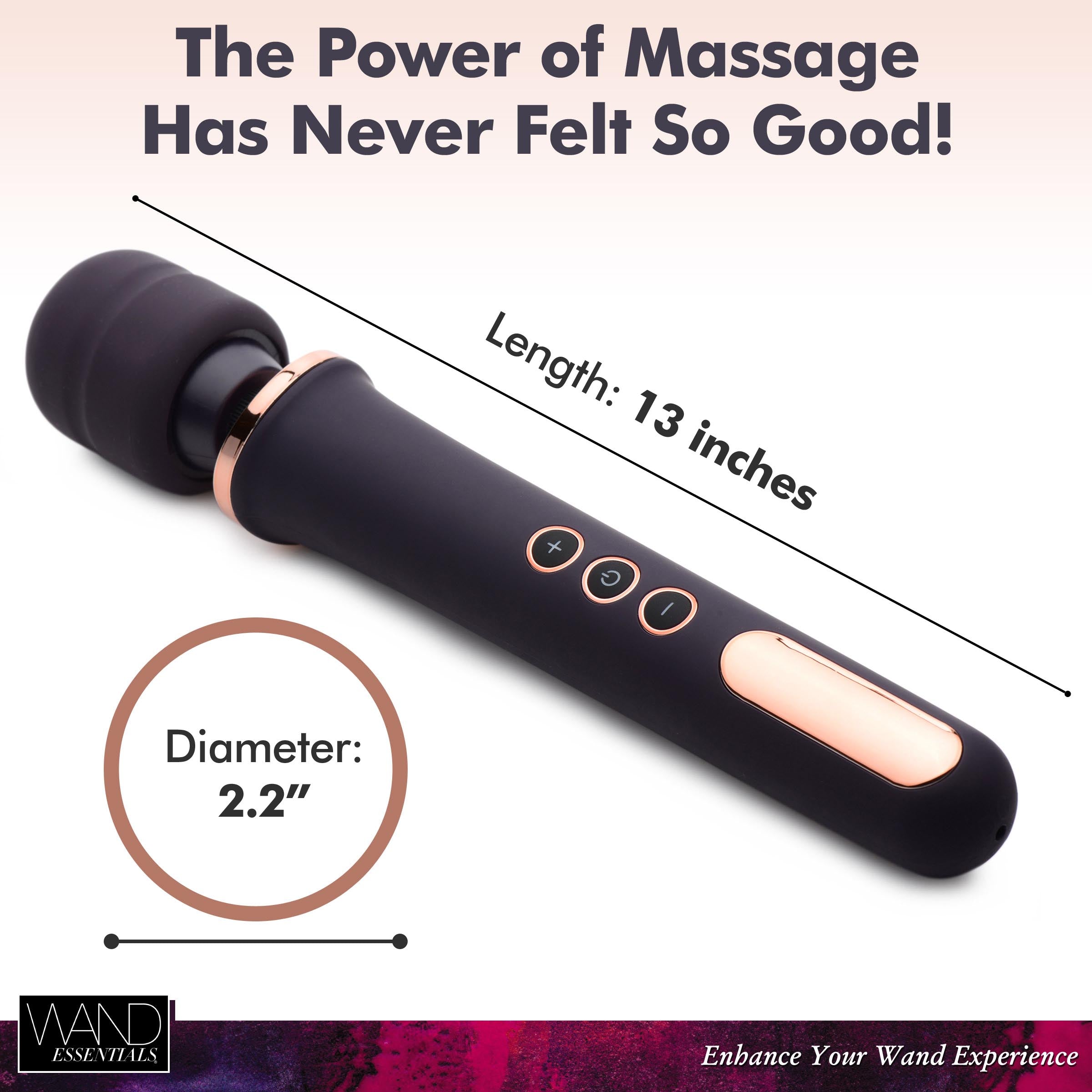 Scepter 50x Silicone Wand Massager designed for powerful massage sensations