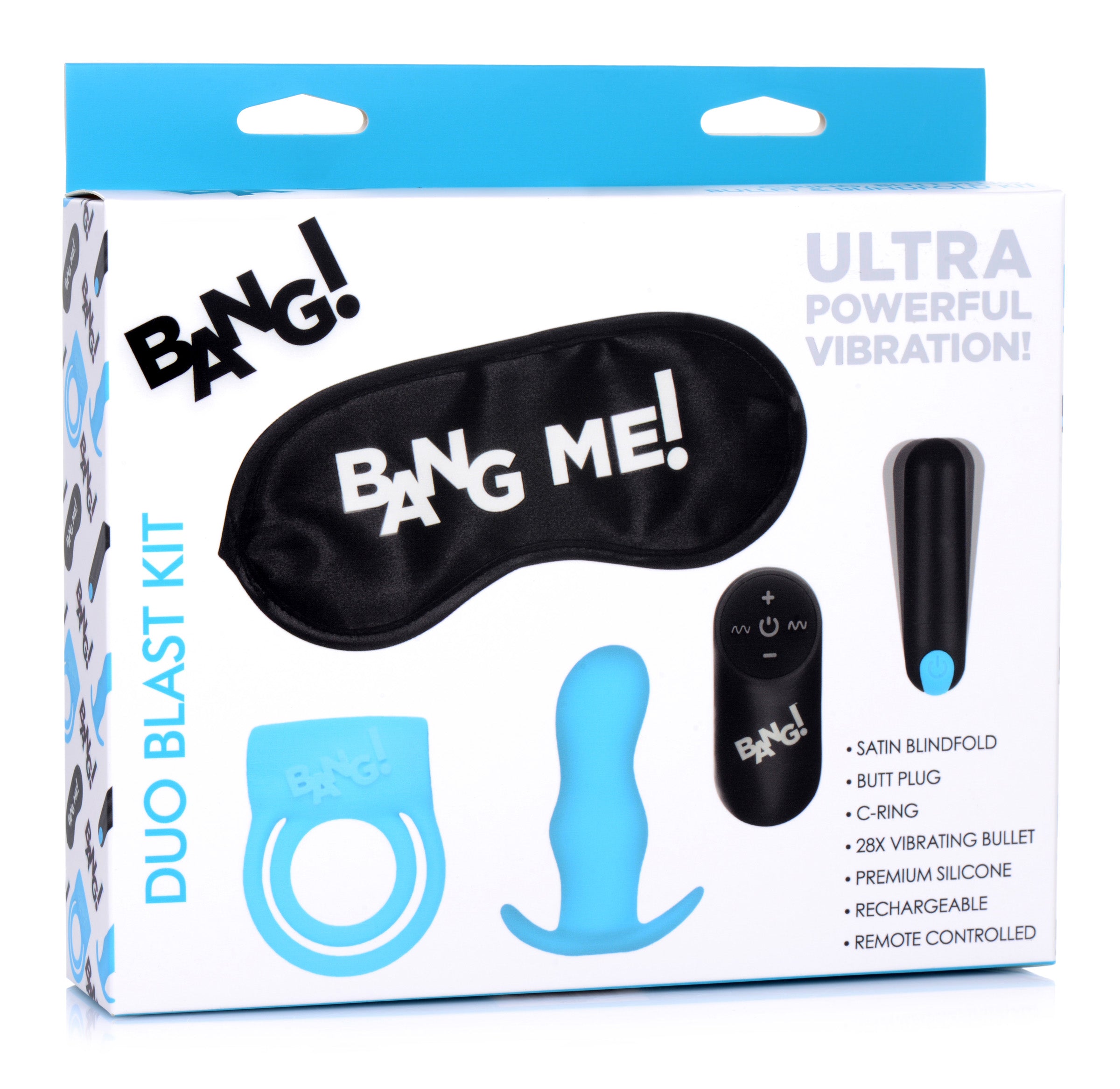 Duo Blast ultra-powerful vibrator with cock ring feature