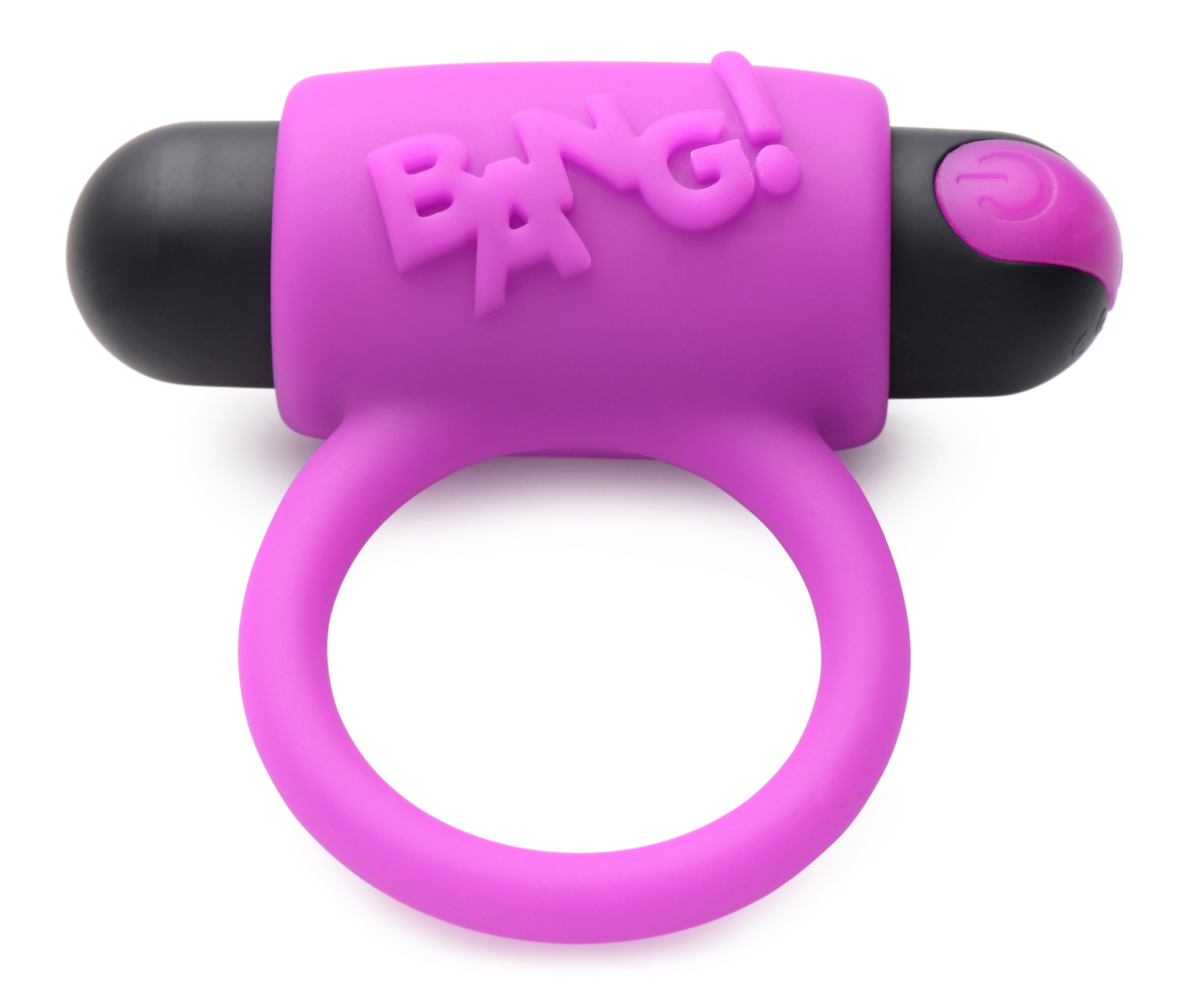 A purple ring with the branding from the Remote Control Couples Vibe Kit