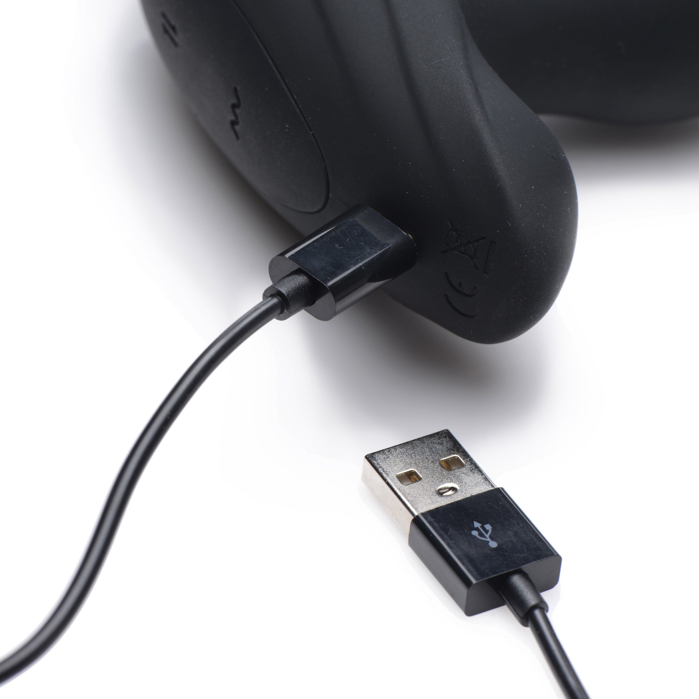 Remote control for silicone anal plug with a USB charging cable