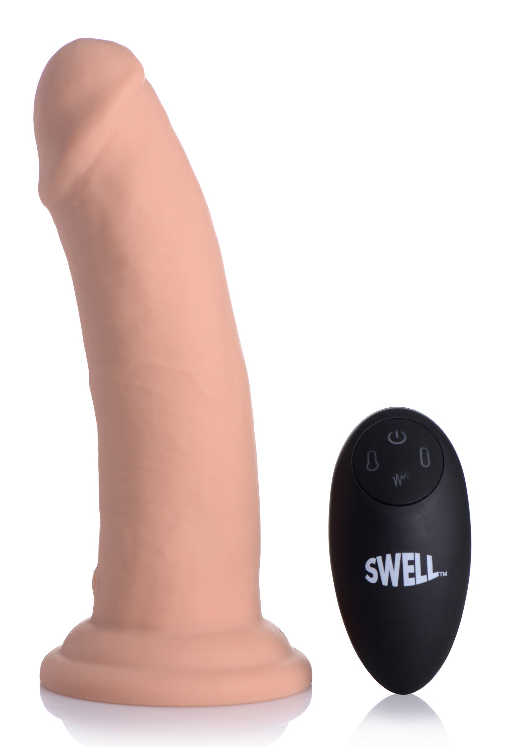 Remote control designed for the 7x inflatable and vibrating dildo