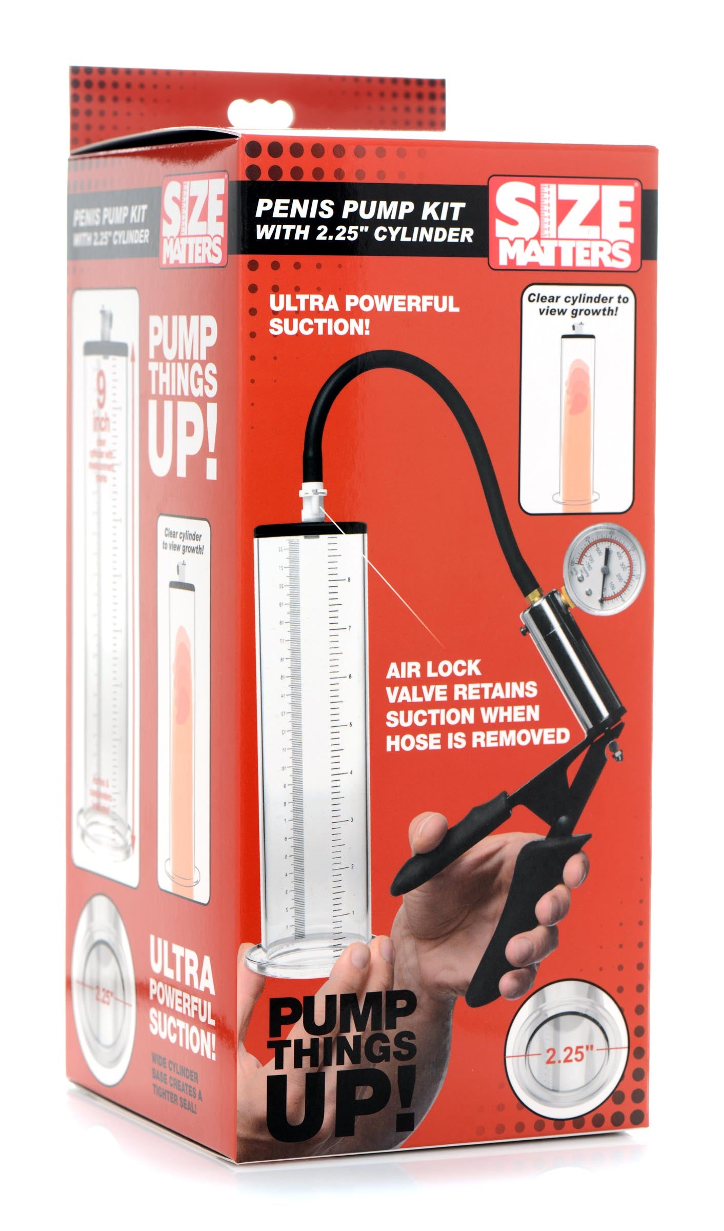 Penis Pump Kit displayed in its original packaging