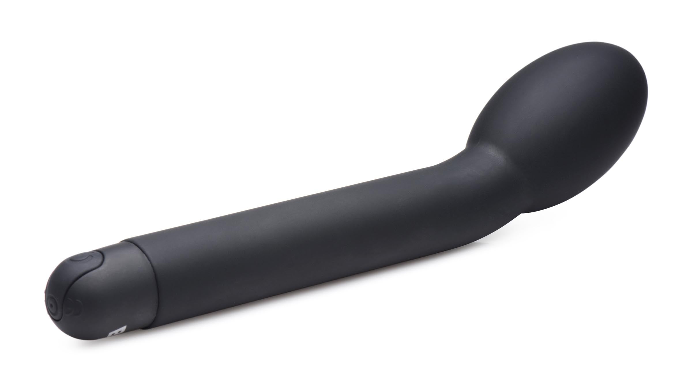 The 10x Silicone G-spot Vibrator displayed on a white background