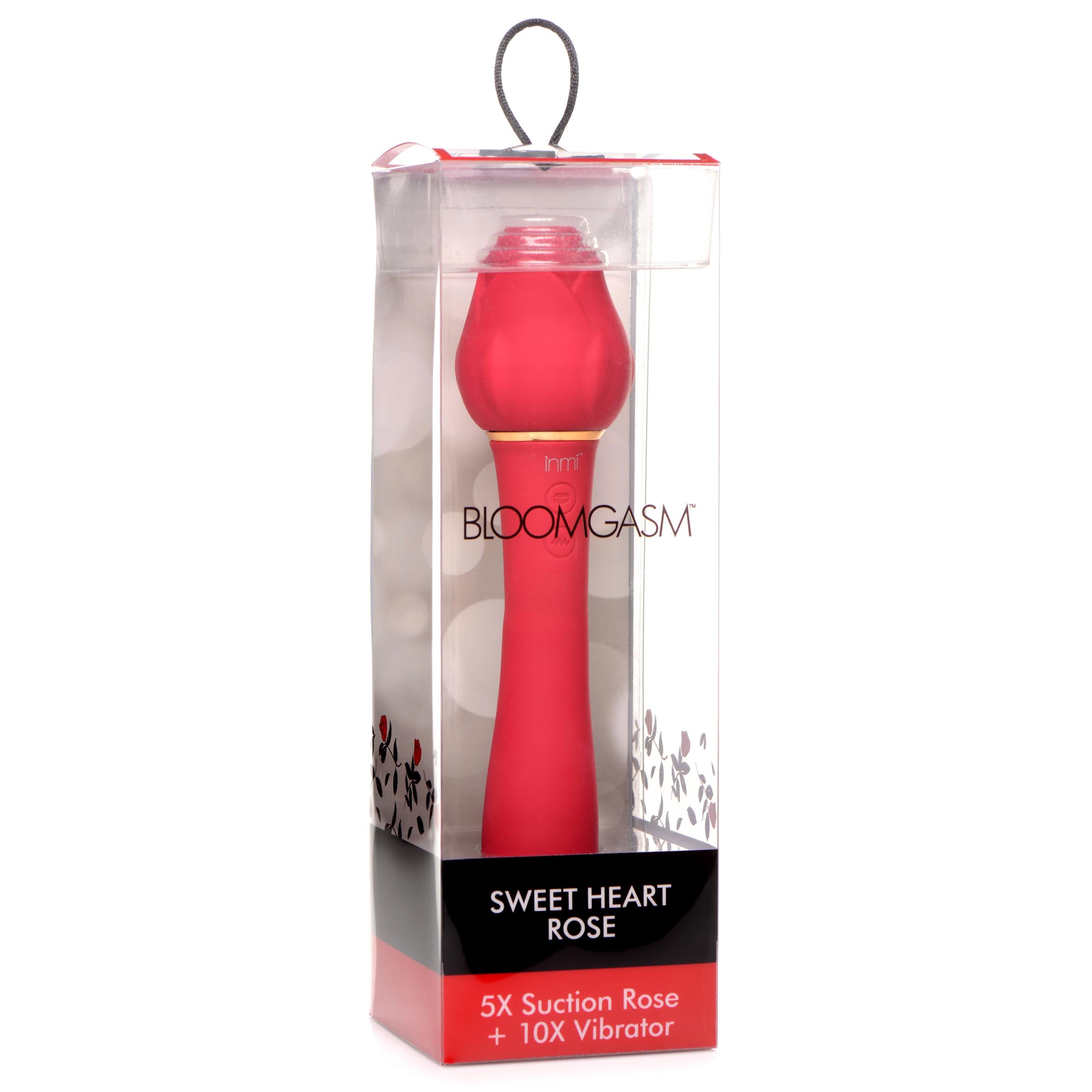 Bloomgasm Sweet Heart Rose Clitoral Suction Vibrator in its original box