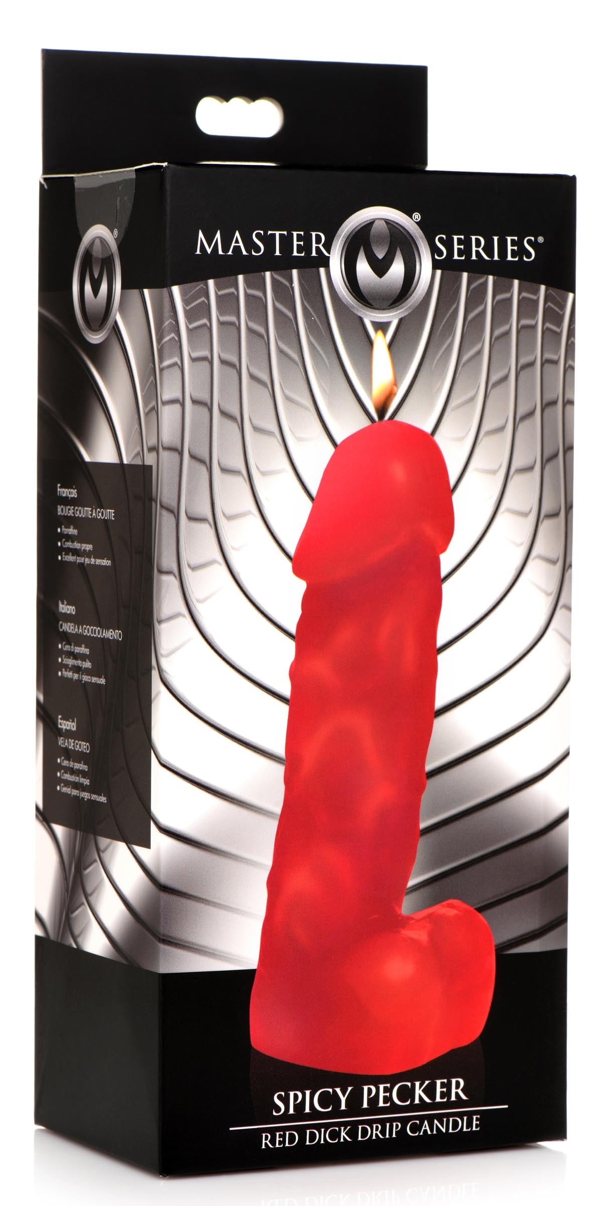 The Spicy Pecker Dick Drip Candle in red