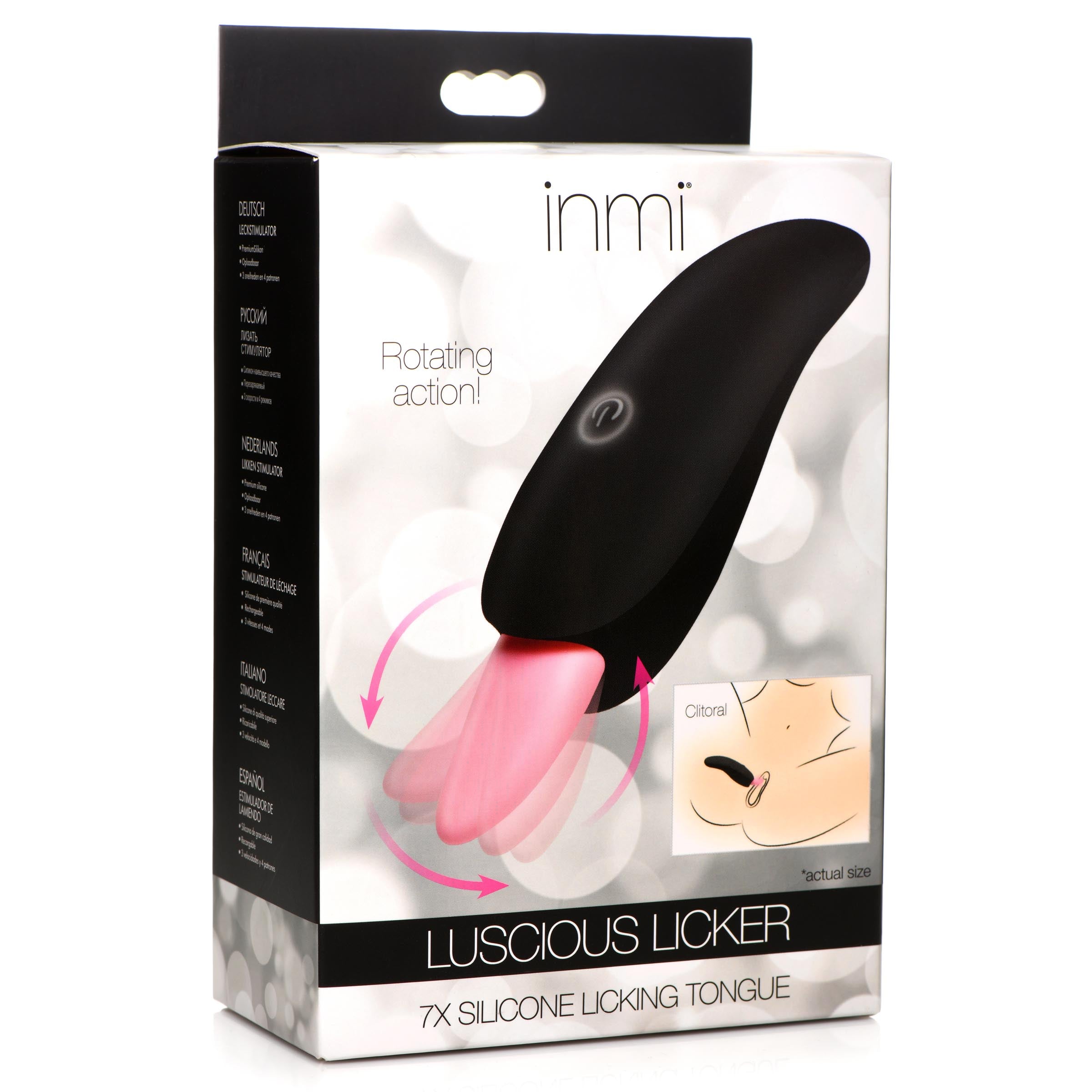 Luscious Licker 7x licking tongue vibrator in its original packaging