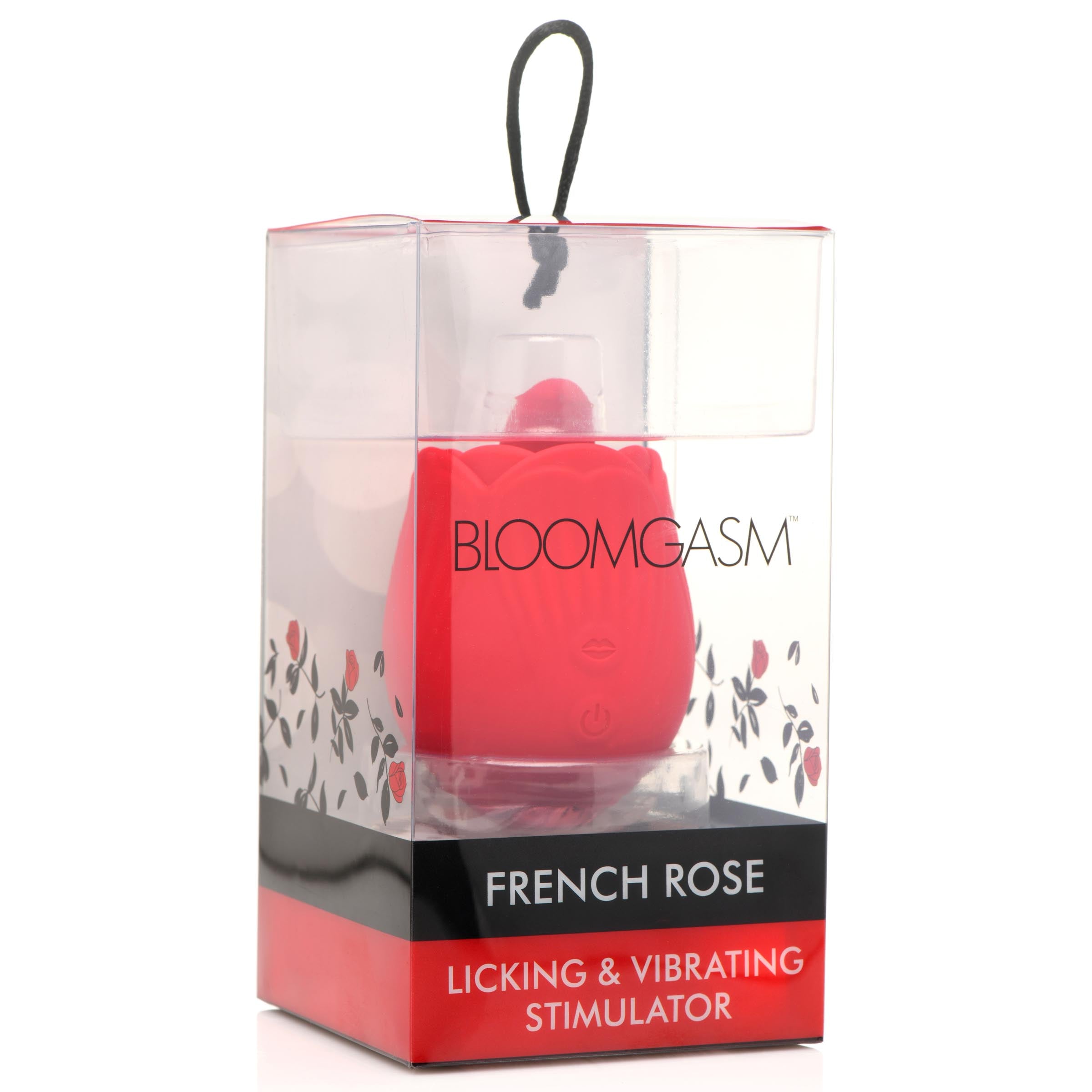 The Bloomgasm French Rose Vibrator designed to mimic the appearance and scent of a real rose