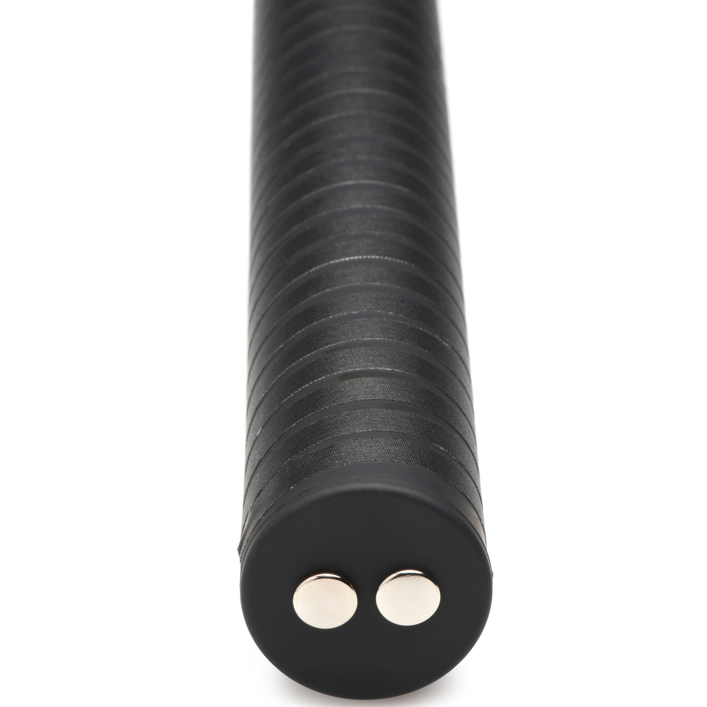 Close-up of the E-stim Baton's dual conductive ends