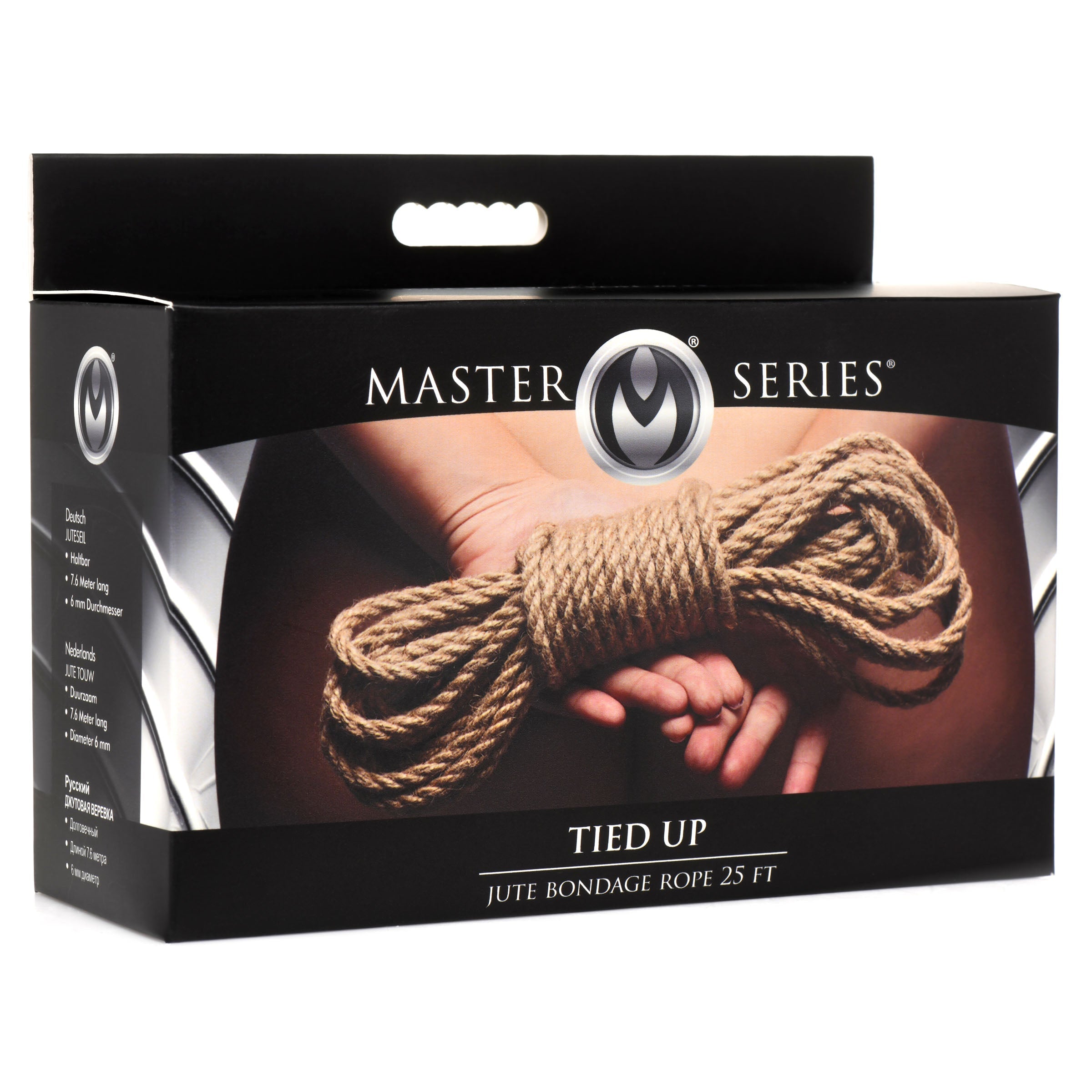 Packaging of the Master Series Jute Bondage Rope