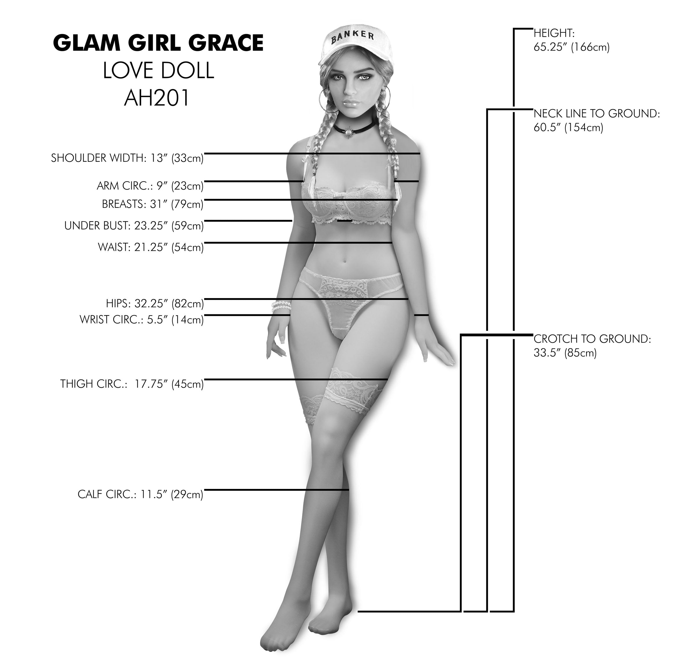 Glam Girl Grace fashion doll in stylish attire