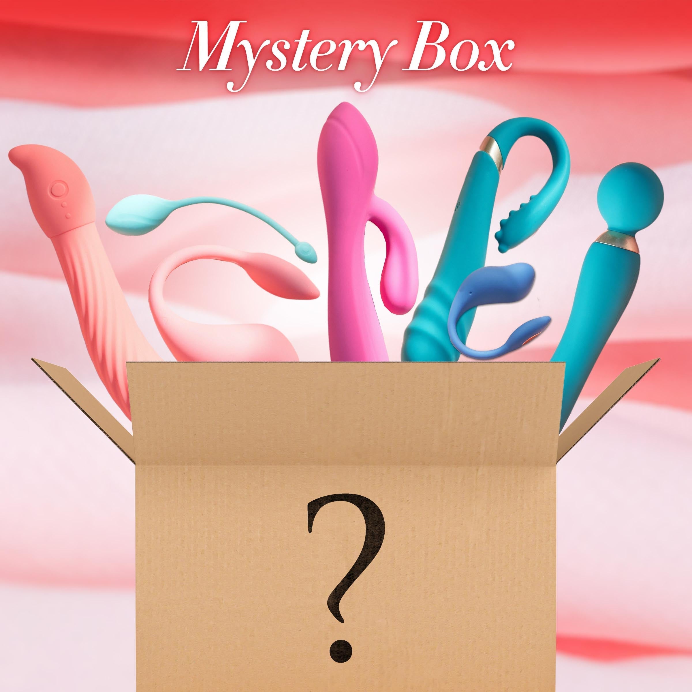 Contents of a female-oriented surprise mystery box