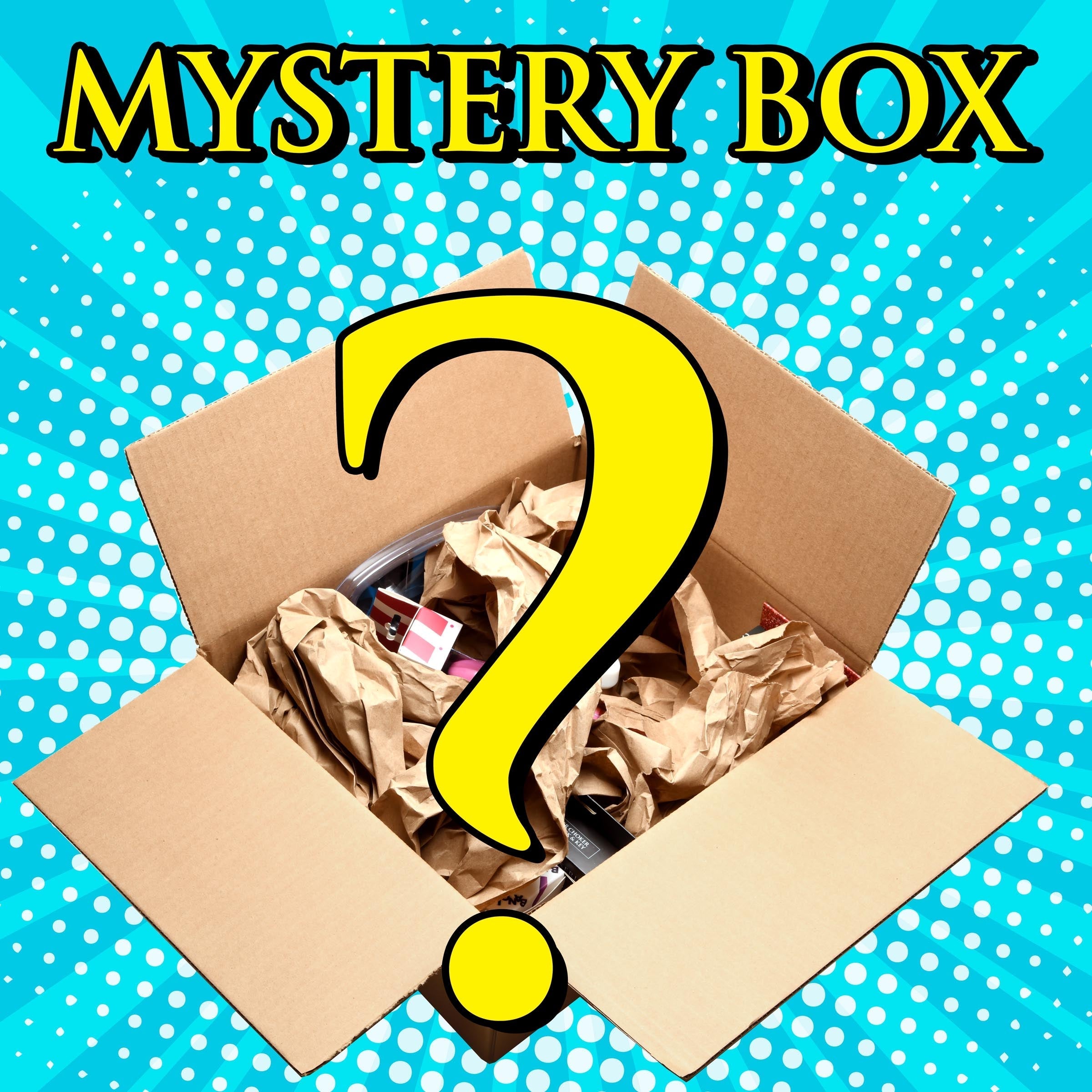 Graphic image representing the 'Male Sex Toy Mystery Box' product