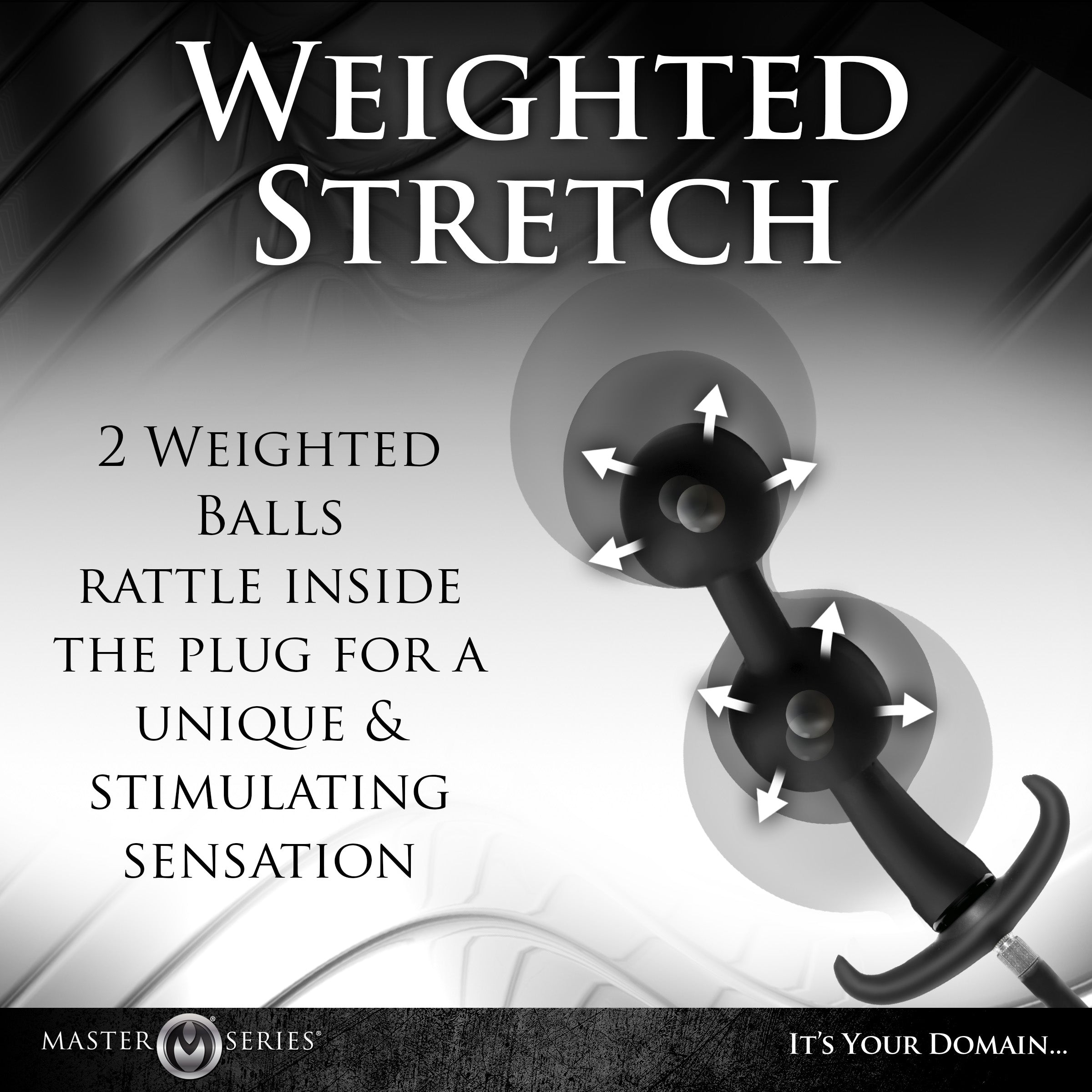 Packaging cover for Master Series weighted anal plug