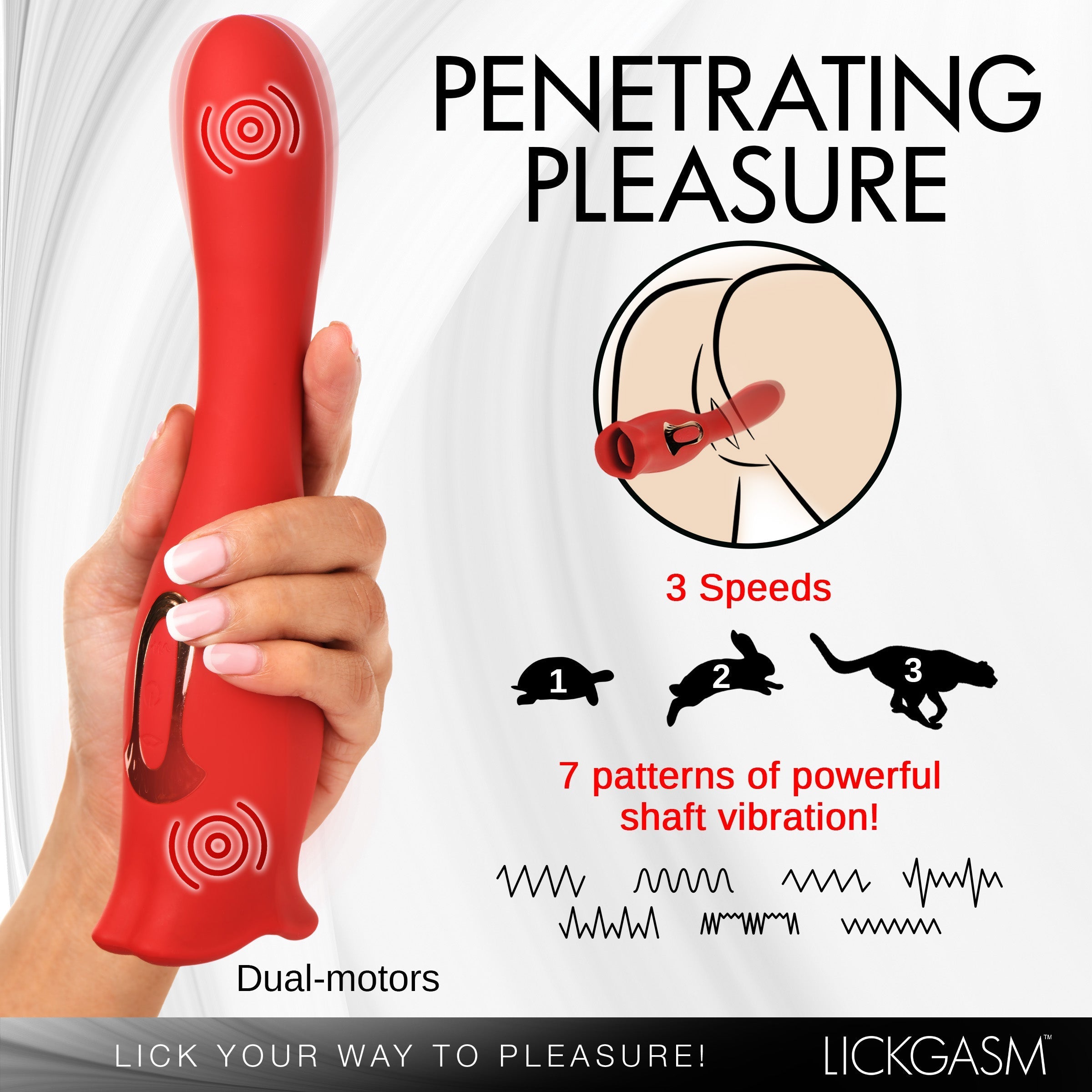 Instructions for using the Kiss And Tell Pro Vibrator for pleasure