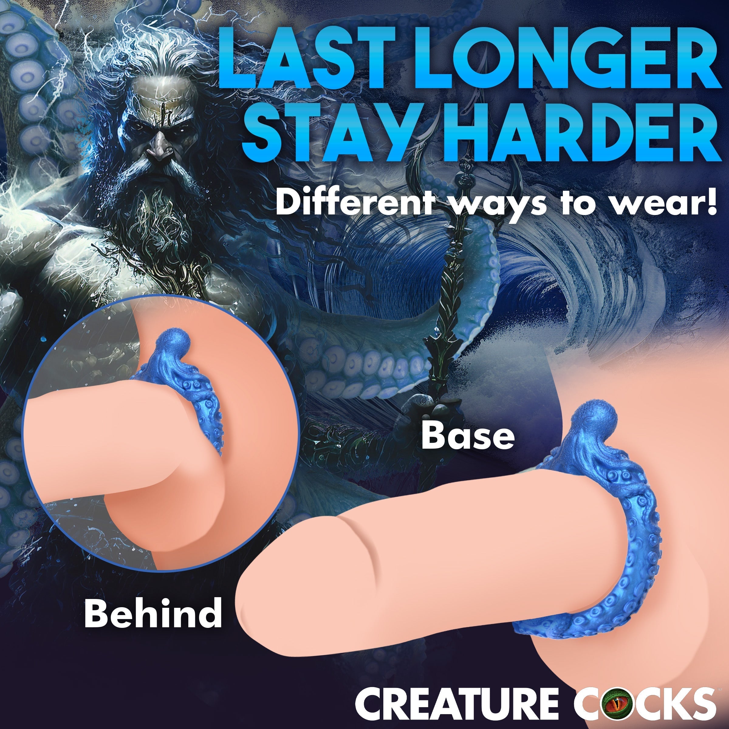 Poseidon's Octo-ring with multiple wearing options for enhanced endurance