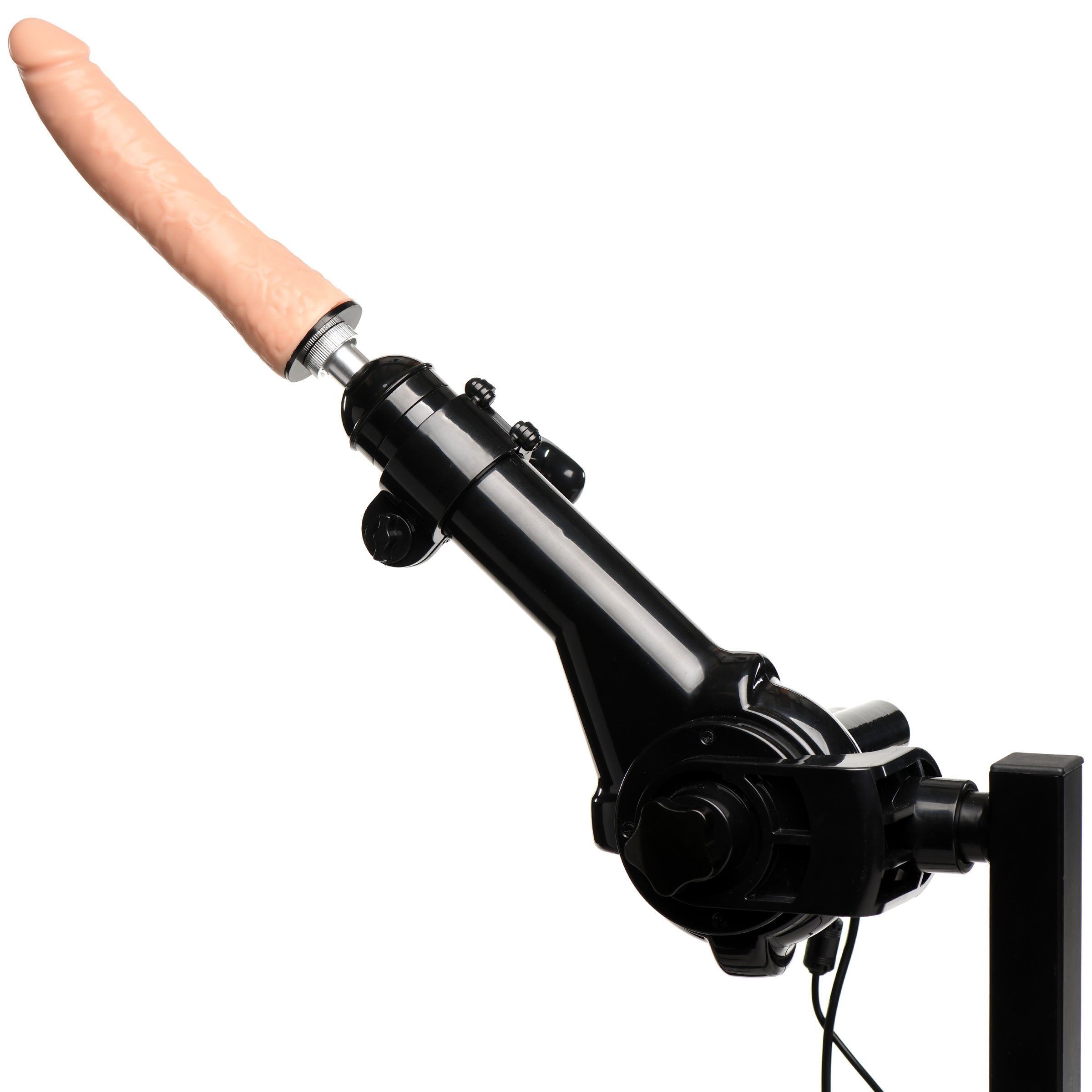 Close-up of the detachable black silicone attachment for the Obedience Chair