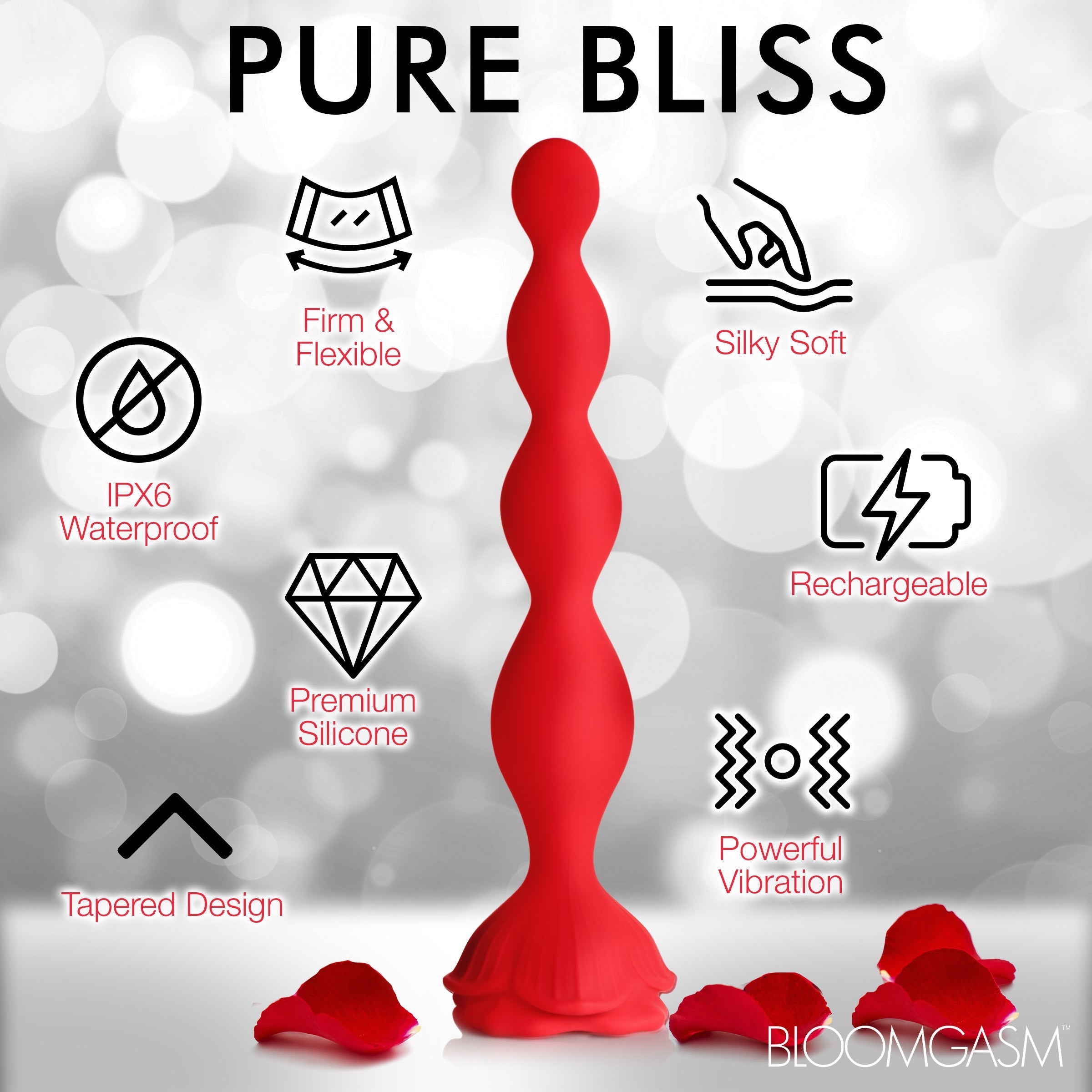 Red rose vibrator described as offering pure bliss