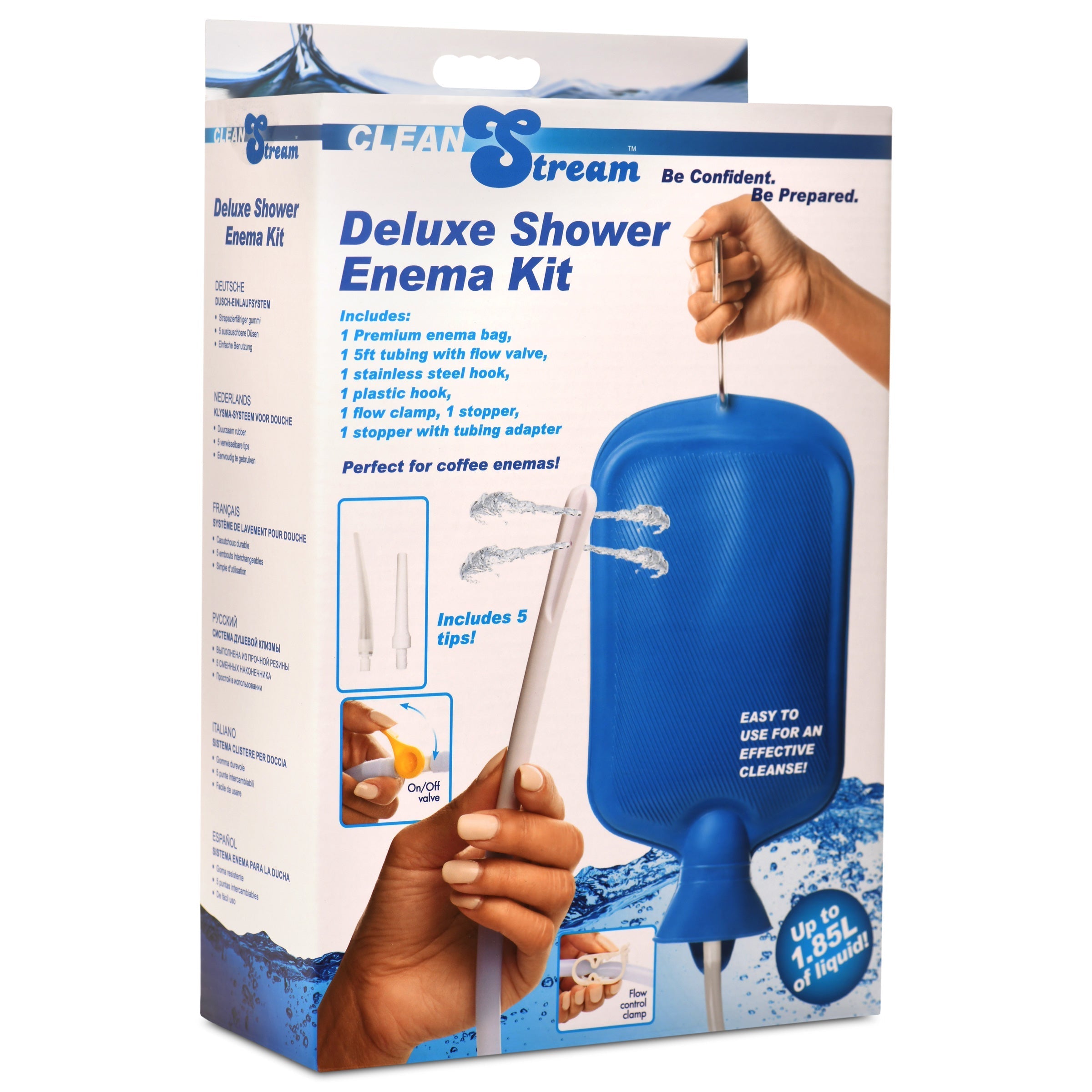 Sea-Stream Deluxe Shower Enema Kit packaging