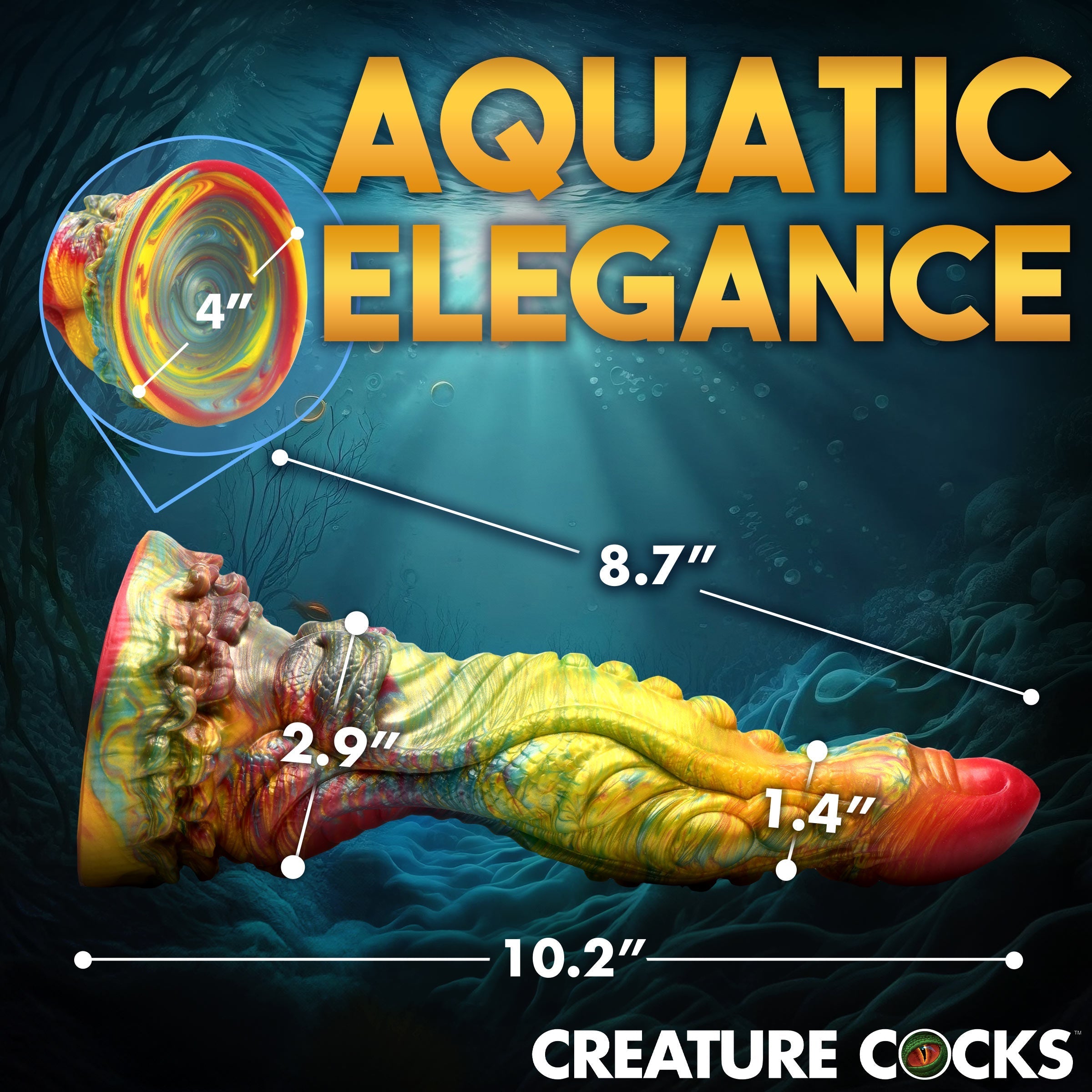 The Majestic Merman Silicone Dildo: a blend of aquatic elegance and pleasure