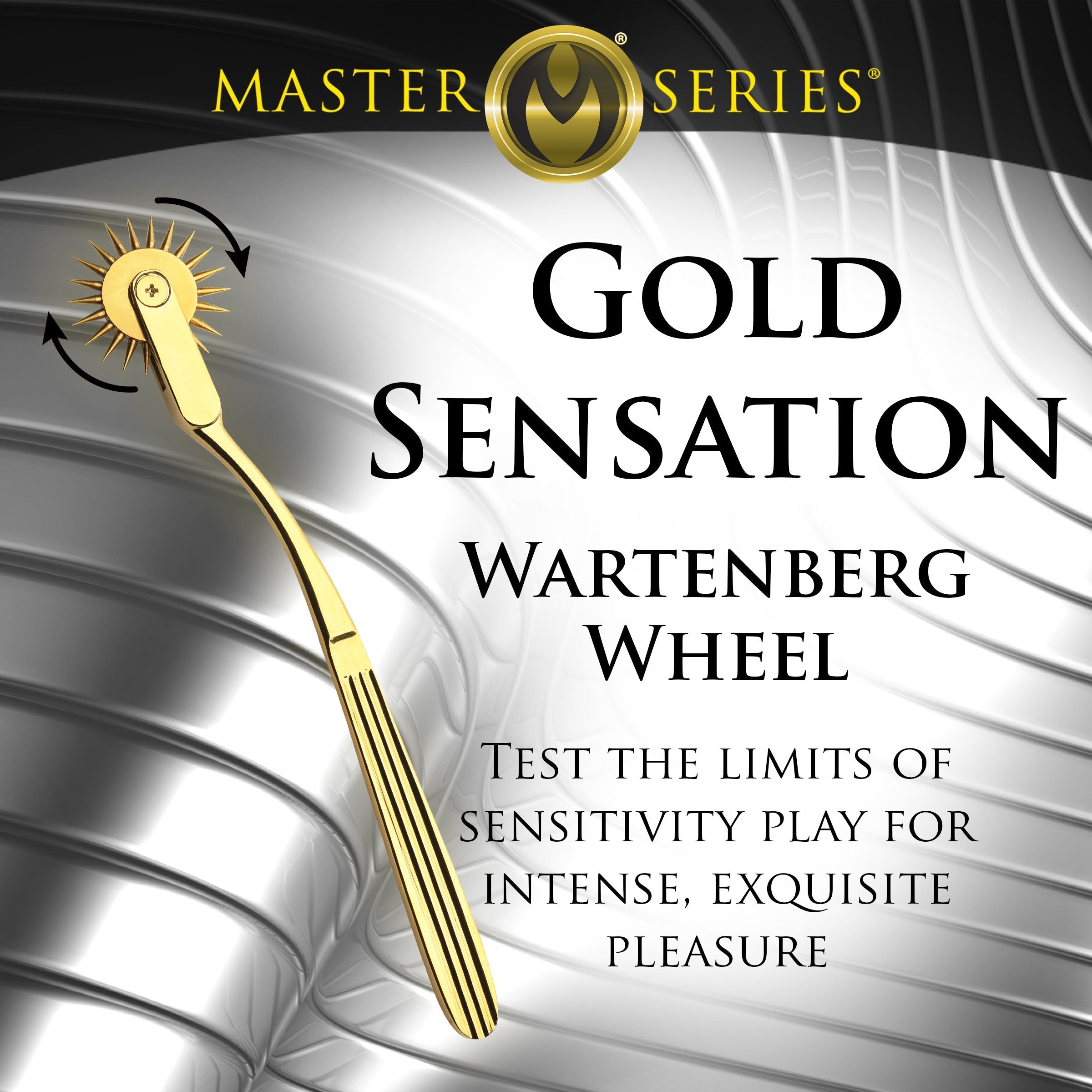 Gold Sensation Wartenberg Wheel with sharp points for tactile stimulation